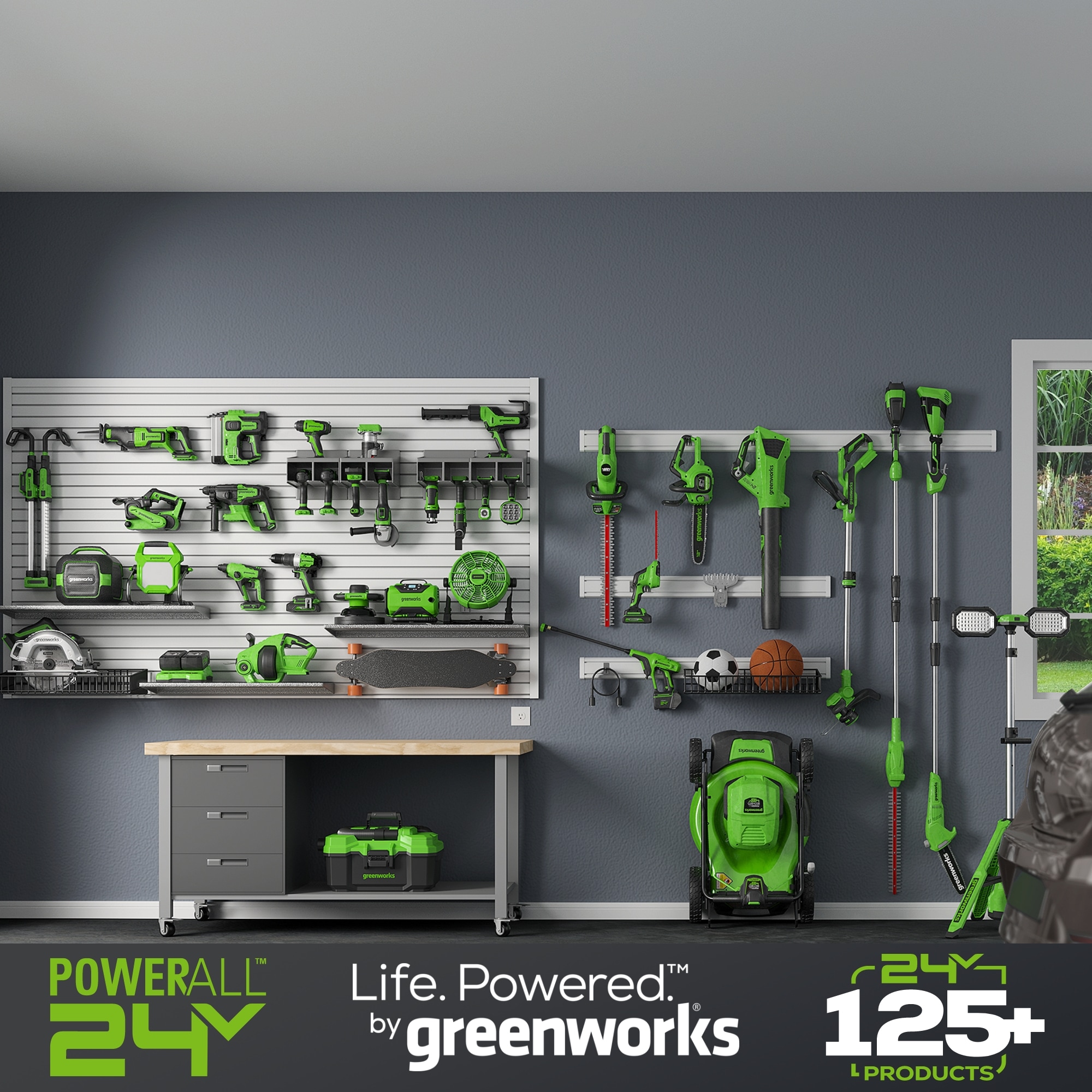 Greenworks MO48B2210 Cordless-Elec-Push-Mowers - View #13