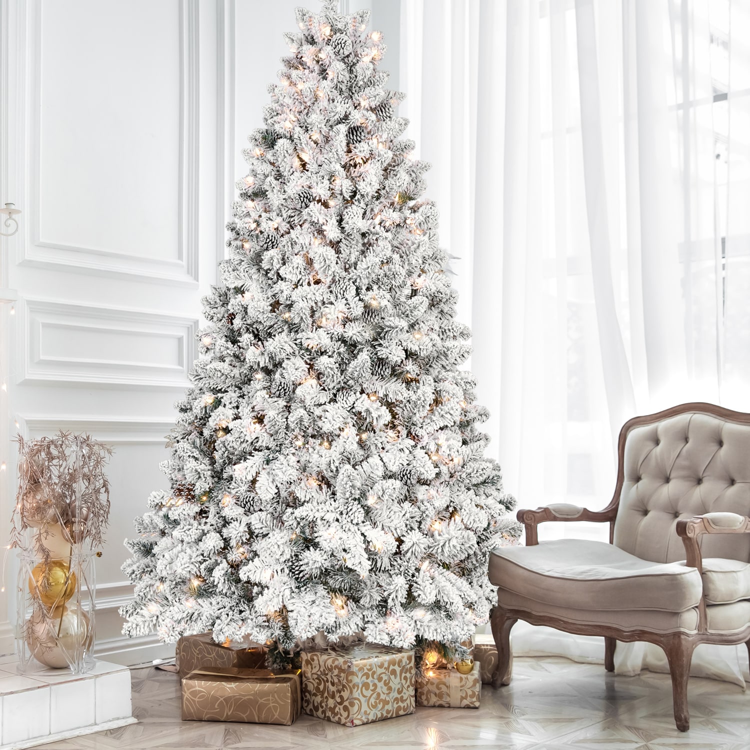 WELLFOR GG-283441AAA Artificial-Christmas-Trees - View #2