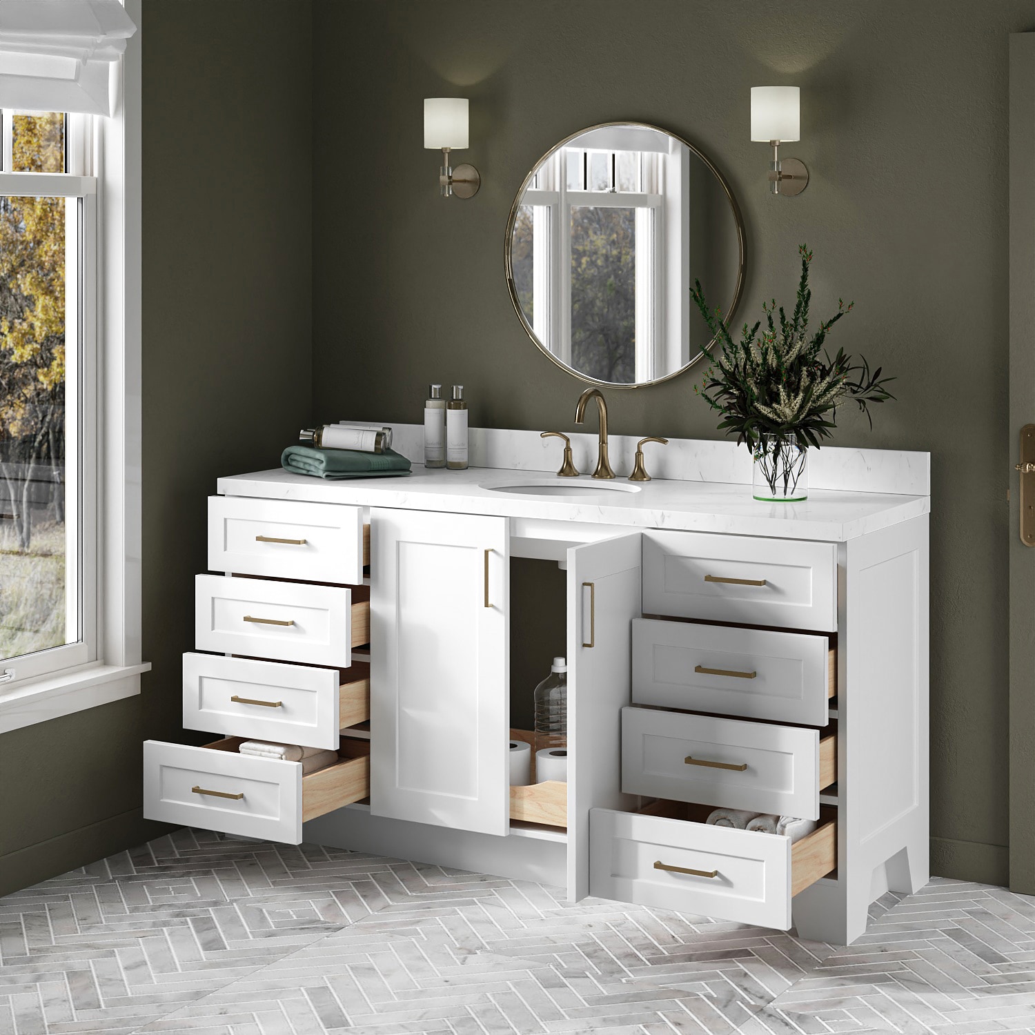 ARIEL Q066SCQOVOWHT Bath-Vanity-Combo - View #3