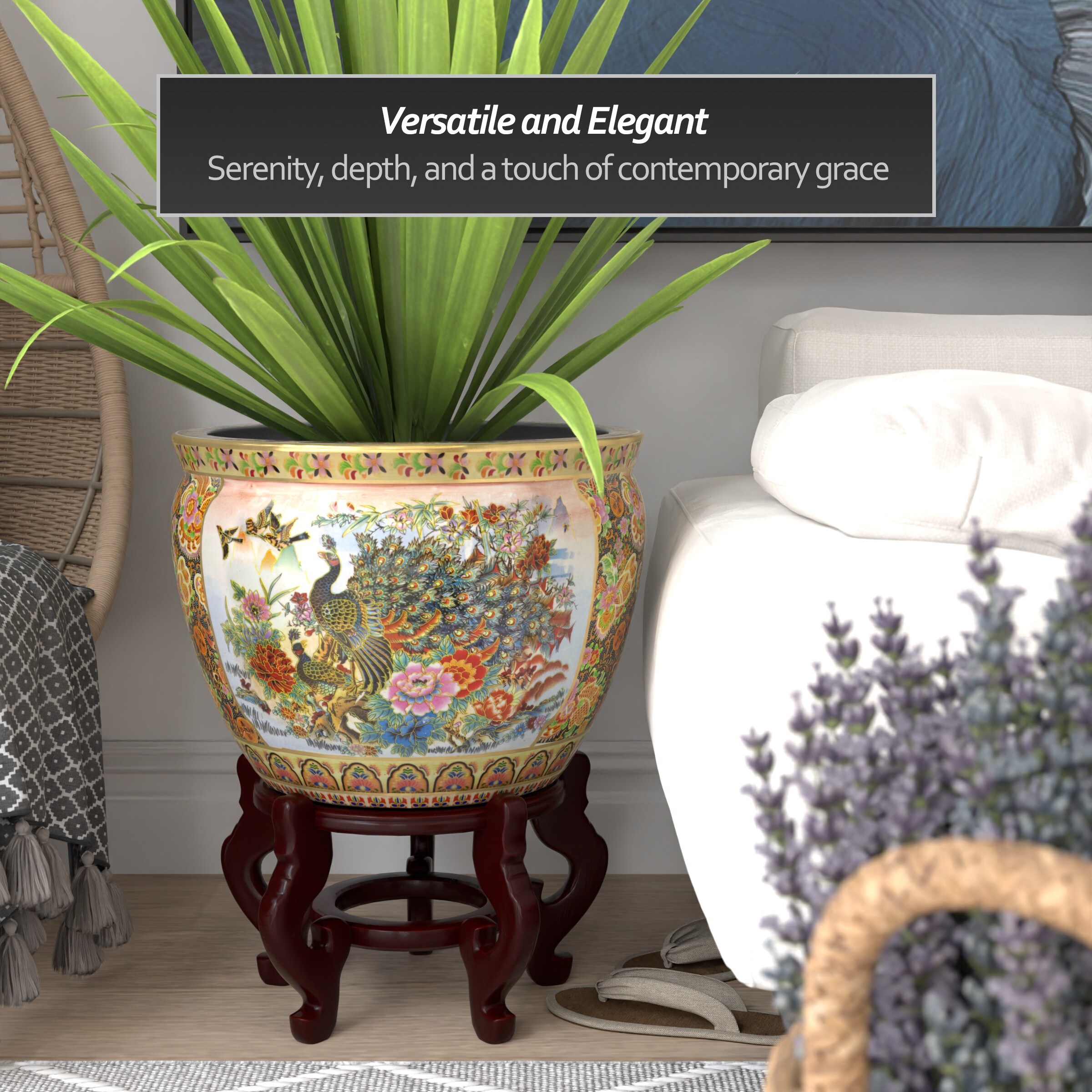 Red Lantern BW-18FISH-RM2 Planter-Window-Box - View #4