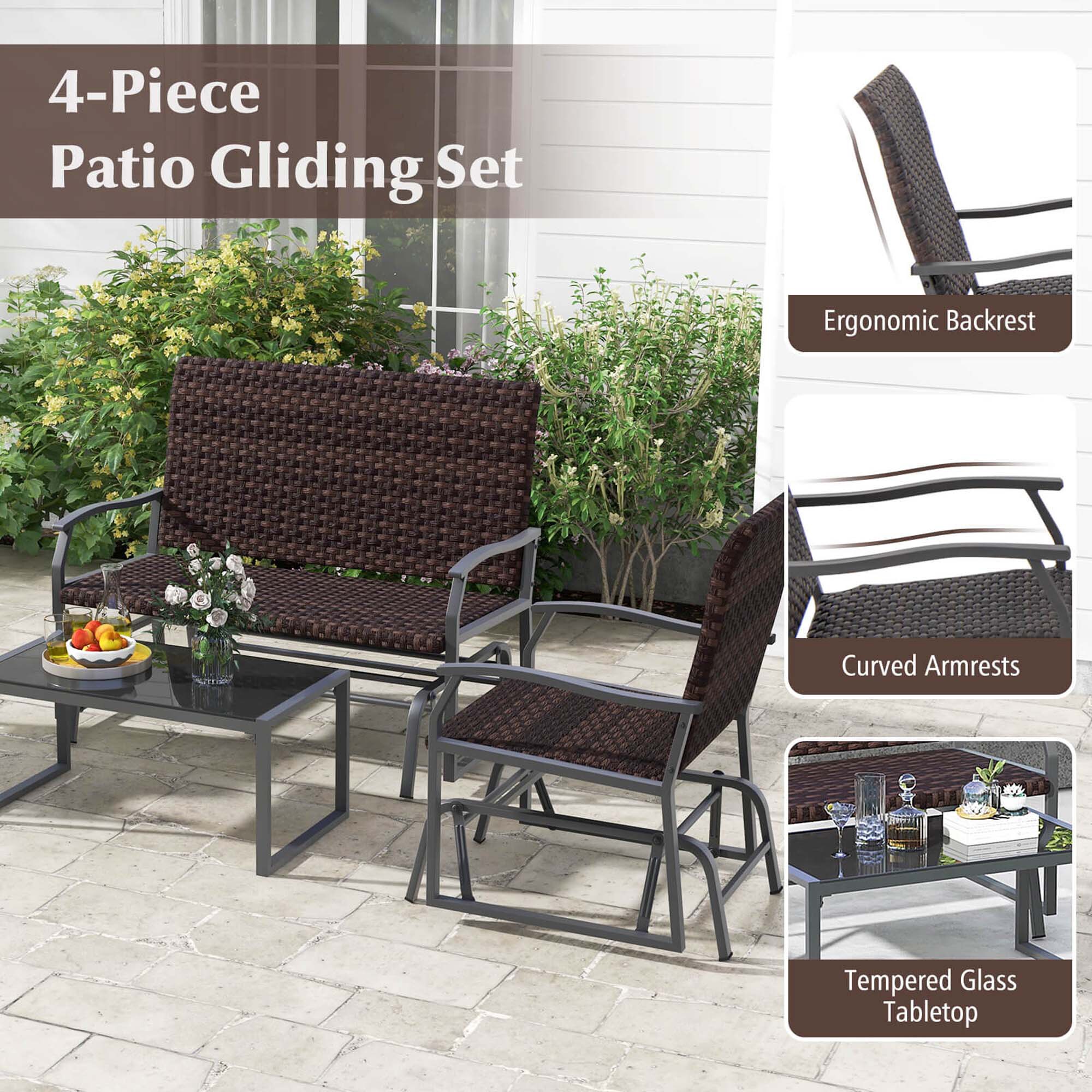 Costway HCST01867 Patio-Conversation-Sets - View #7
