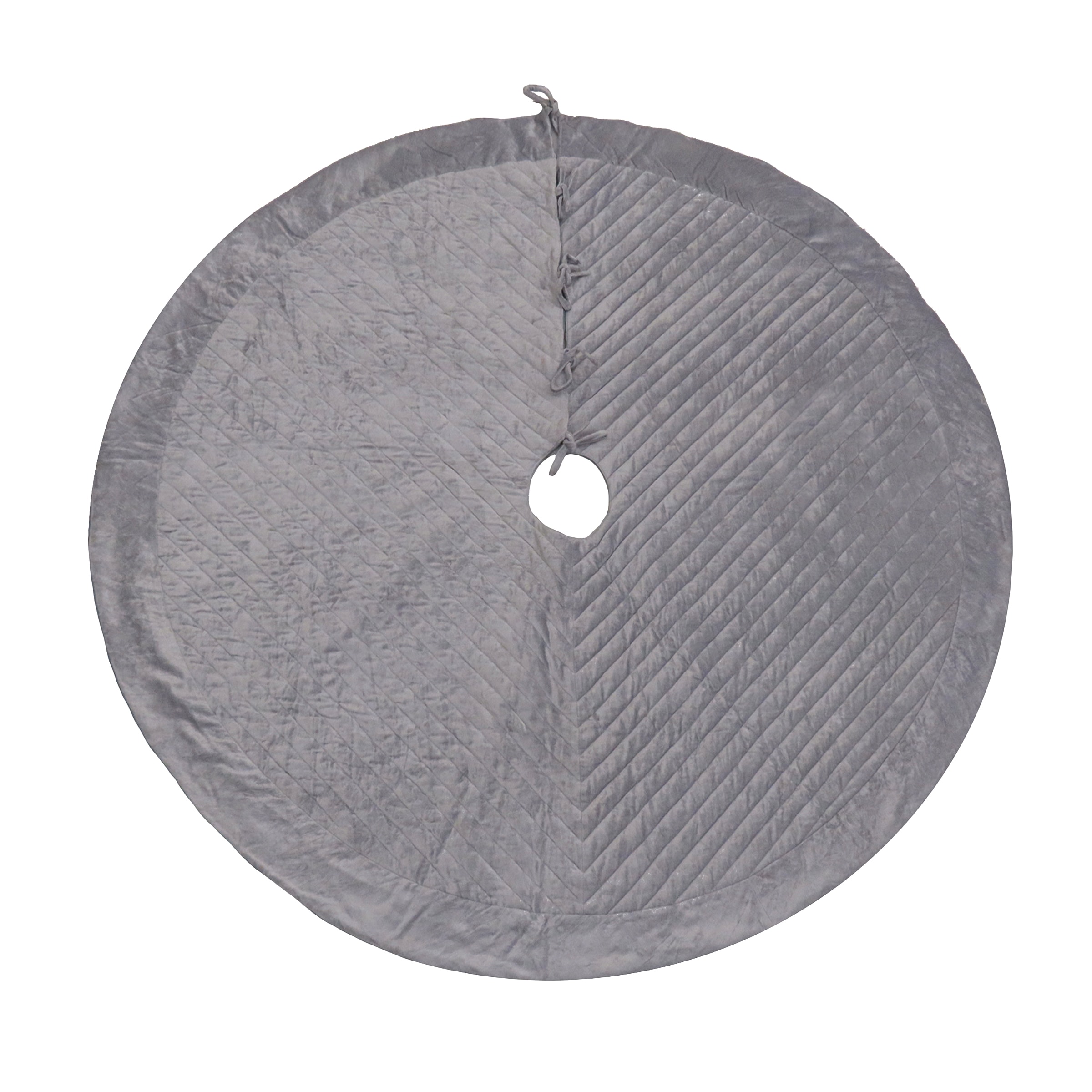 National Tree Company DD94-TDD1242SL 60-Inches Silver Tree skirt