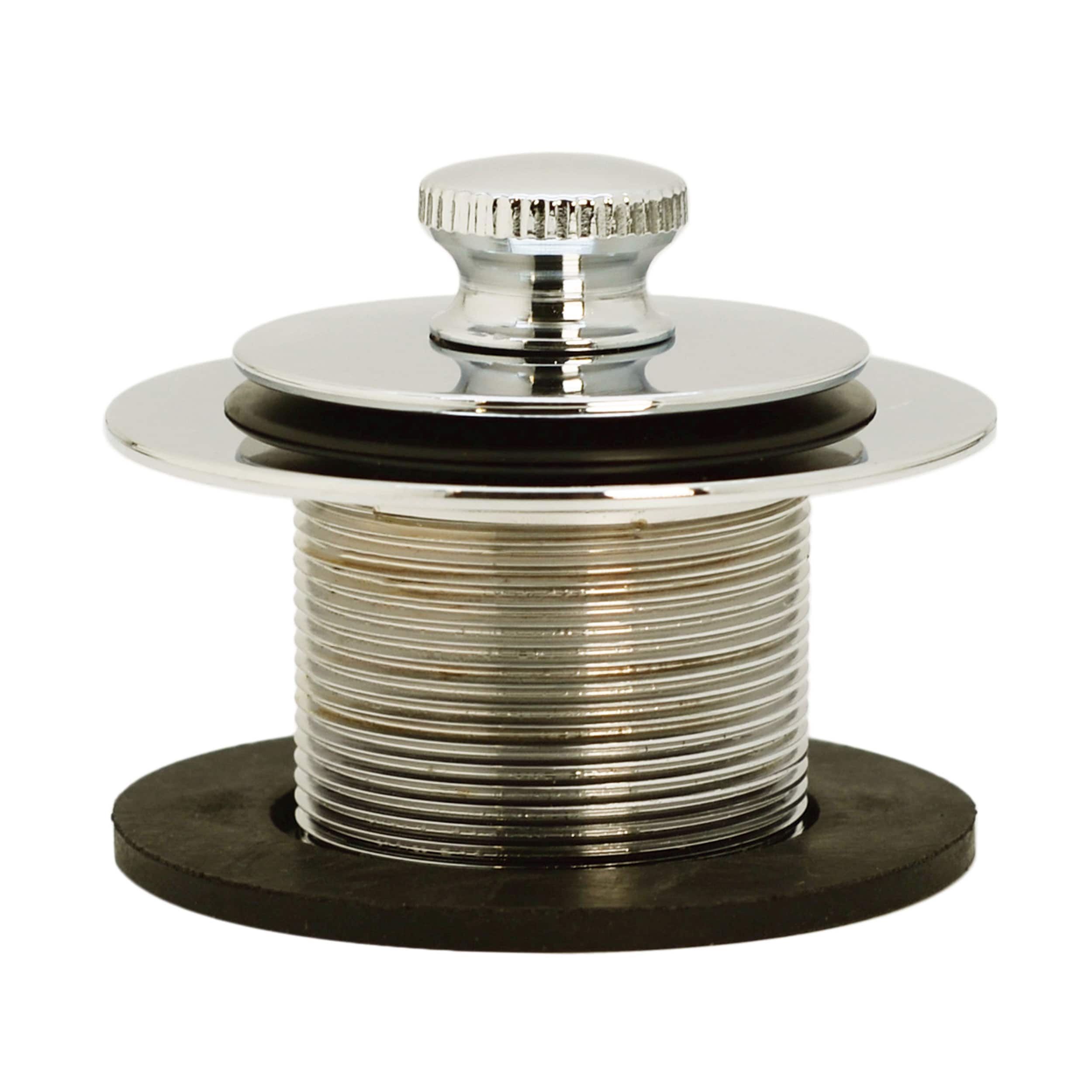 WESTBRASS D331-F-05 Twist and Close 1-3/8 In. Npsm Fine Thread Bath Drain In Polished Nickel
