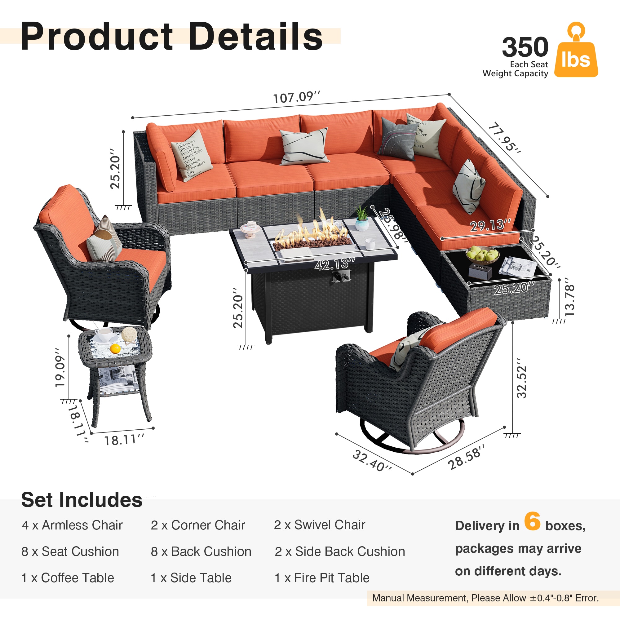 XIZZI XIHOP80L6CFP-IFP Patio-Sofas-Daybeds - View #10