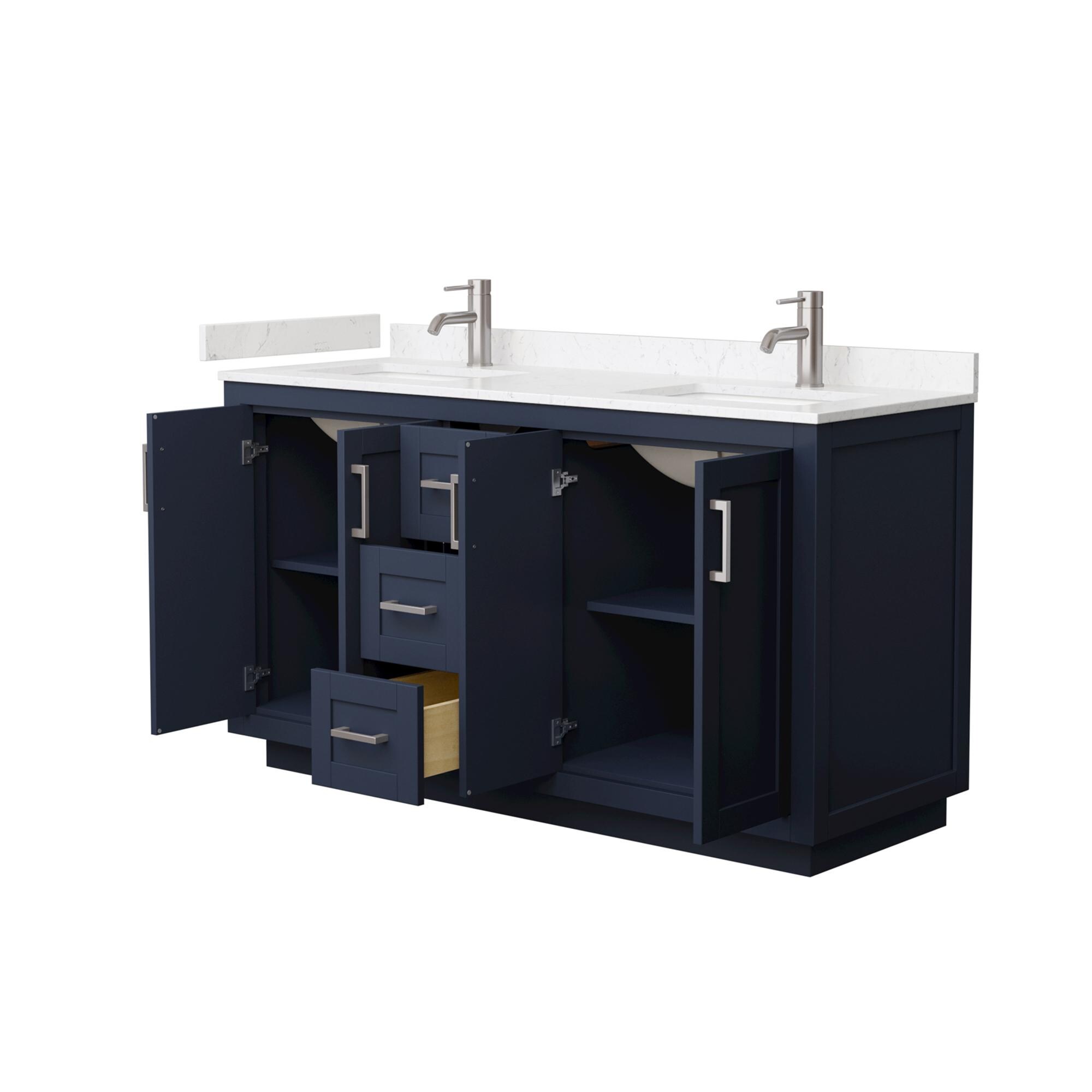 Wyndham Collection WCF292960DBNC2UNSMXX Bath-Vanity-Combo - View #3
