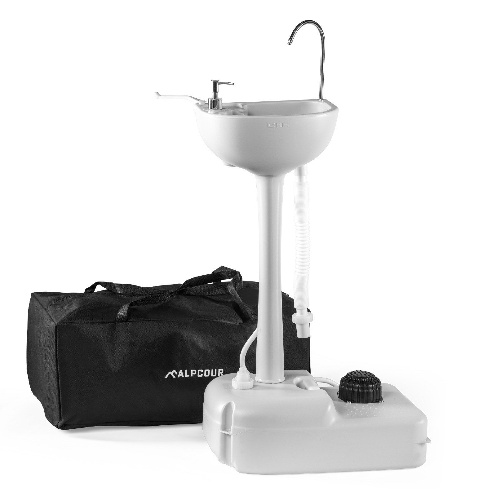 Alpcour APC-PS17W White Single bowl Non-porous ABS Specialty sink Portable Sink