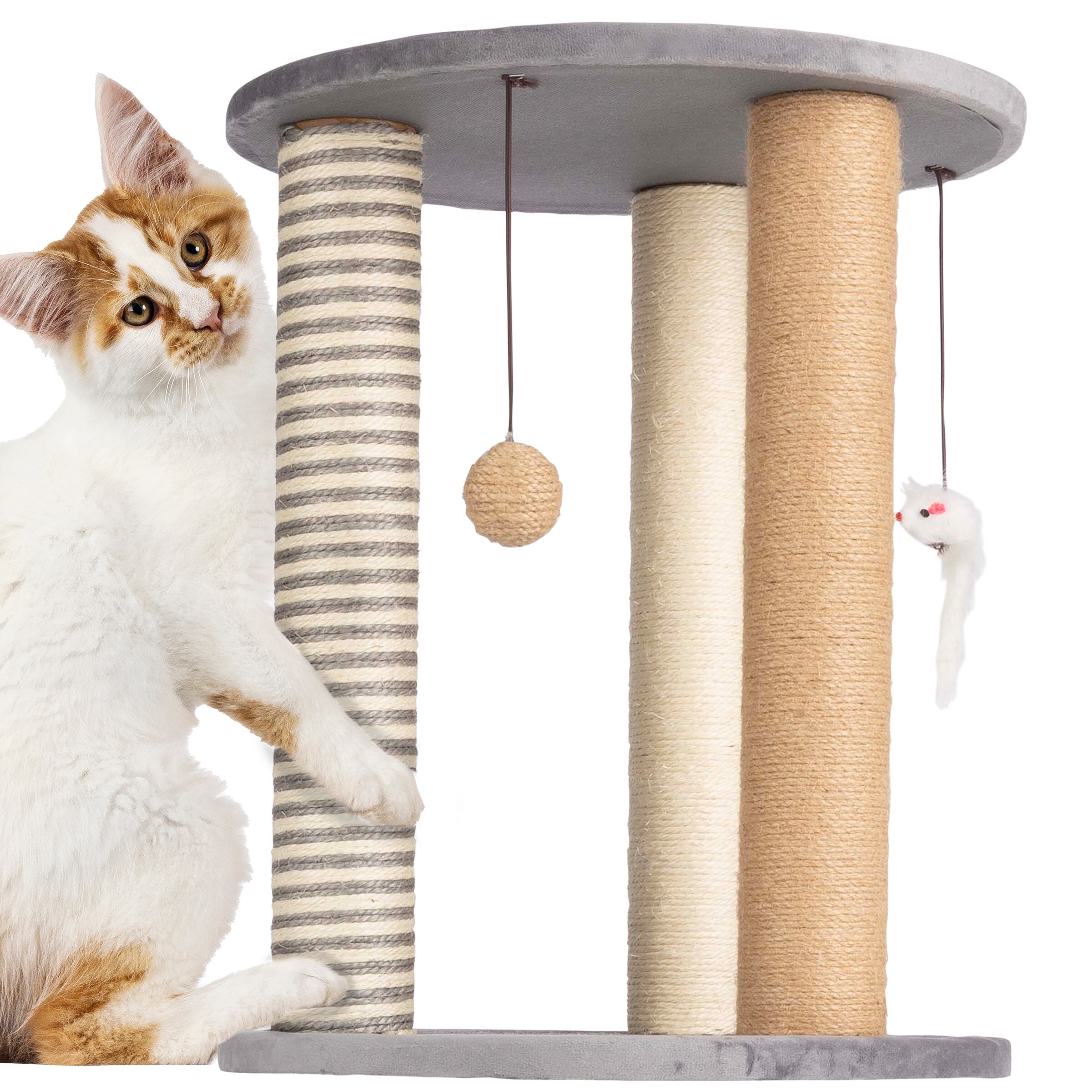 PETMAKER 206455SJS 19.25-in x 15.75-in Multiple colors/finishes Cat Scratching post