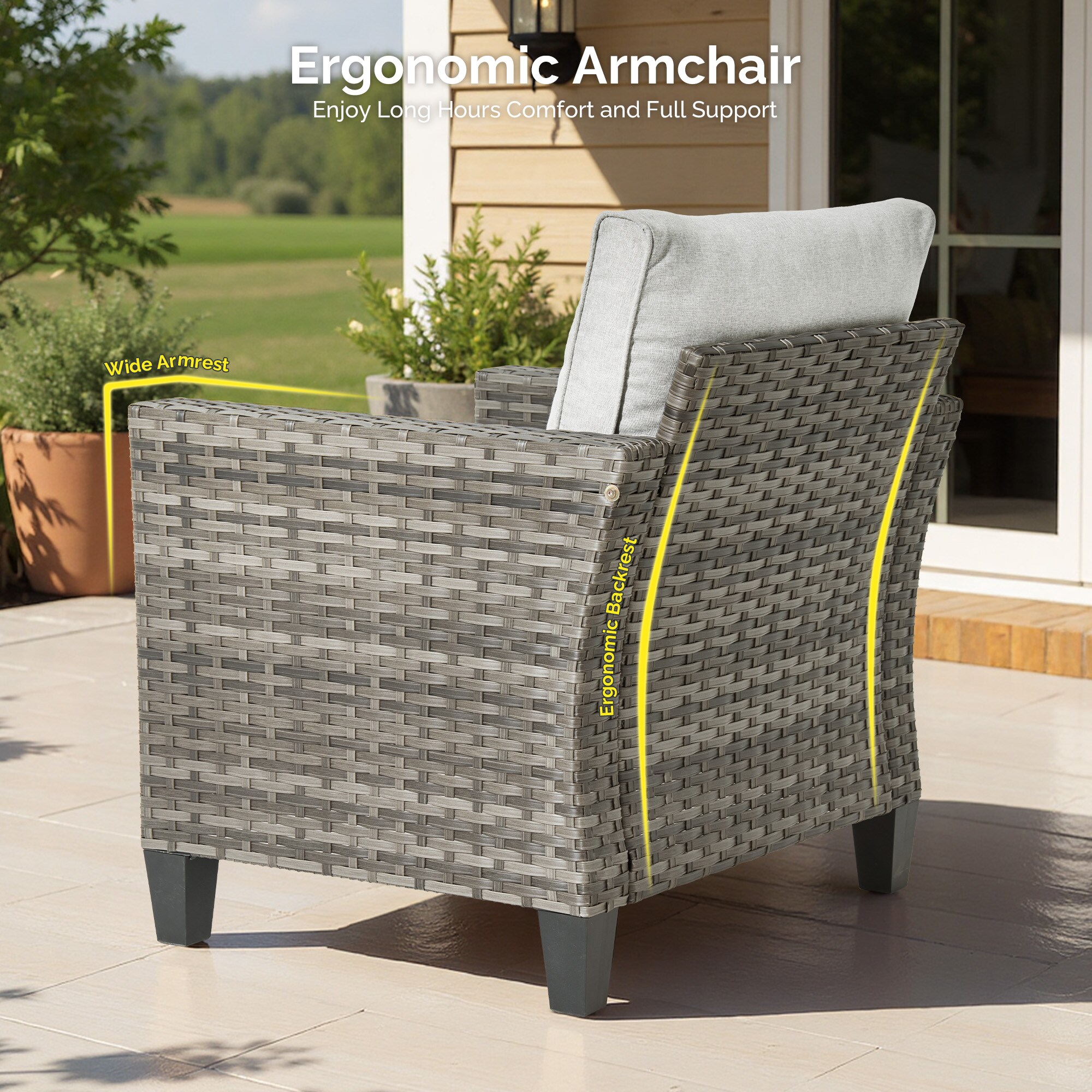 Caodoc L5-CFP03-GRS706 Patio-Sofas-Daybeds - View #3
