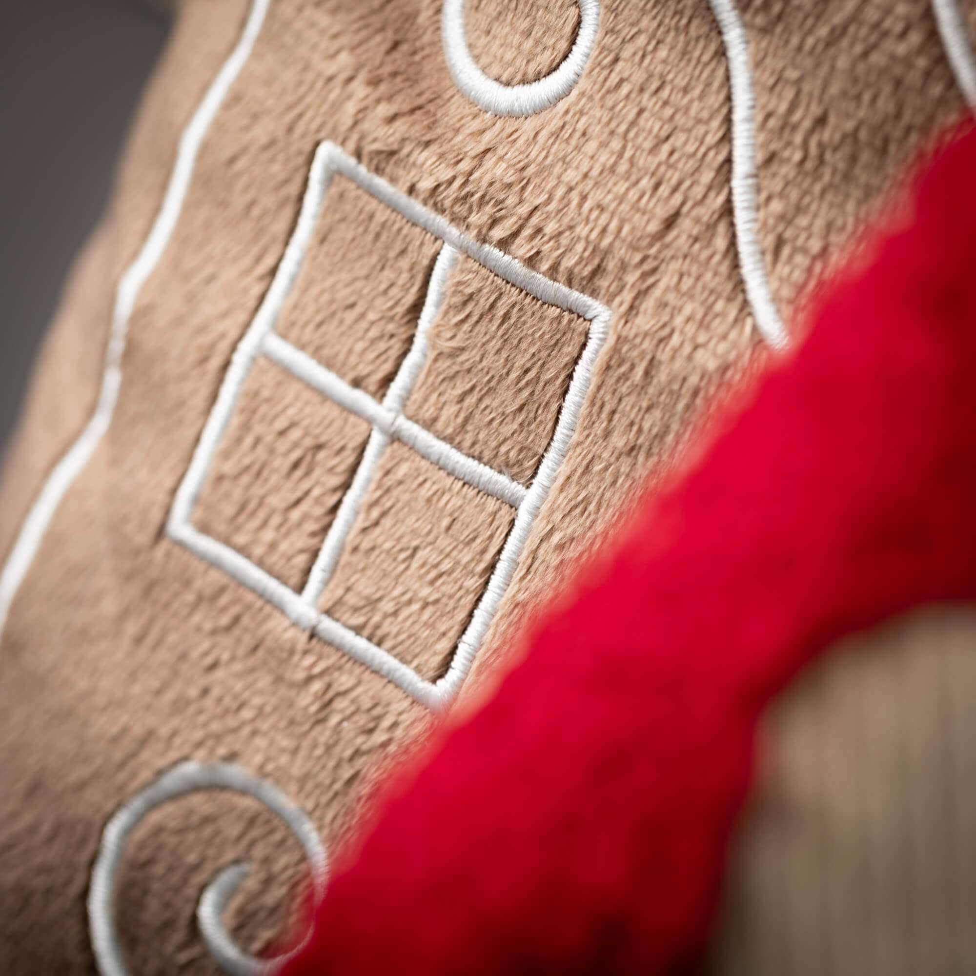 14" Gingerbread House Christmas Throw Pillows Set of 2, Multicolor