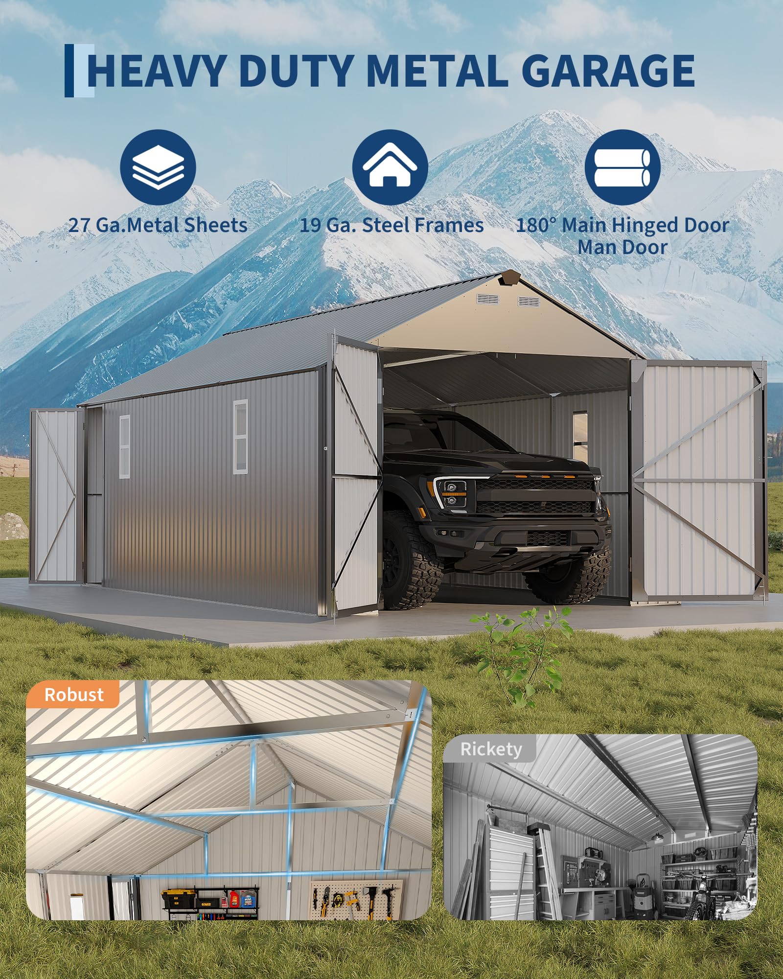 GarveeLife CLJ-TCS52DIZK6H Carport-Covers - View #4