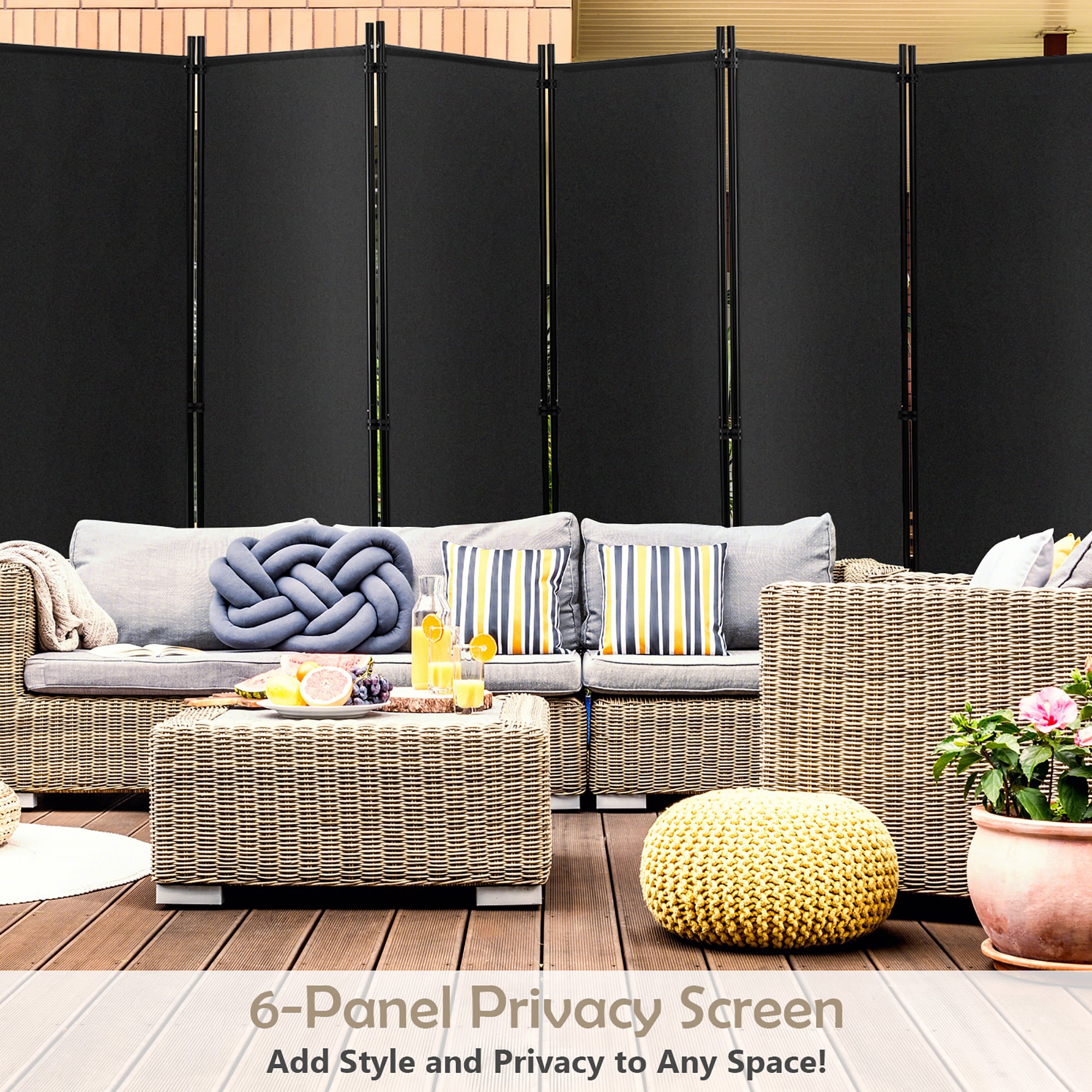 Goplus LWS00397 Indoor-Privacy-Screens - View #3
