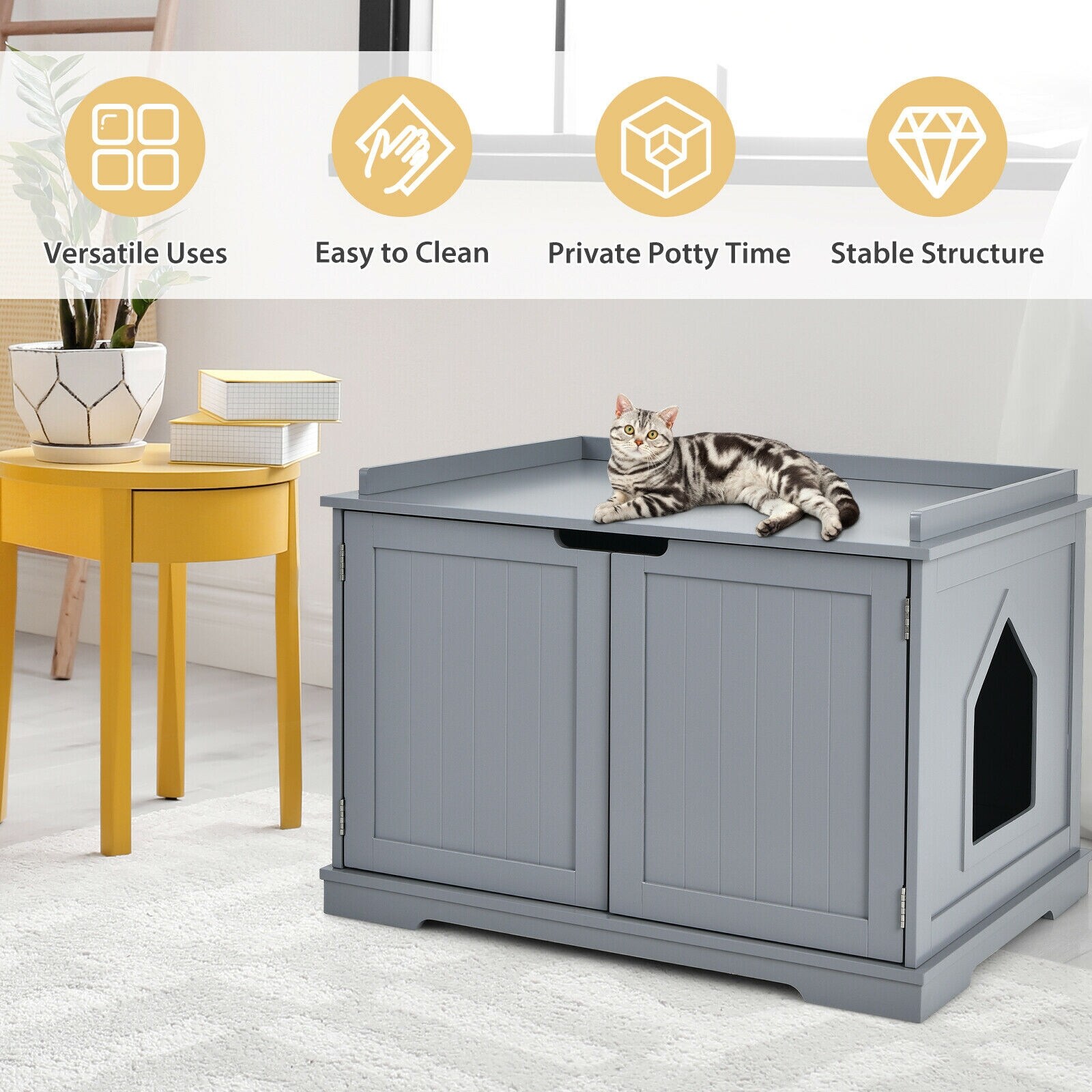Forclover CJW-LB19GR Litter-Boxes - View #3
