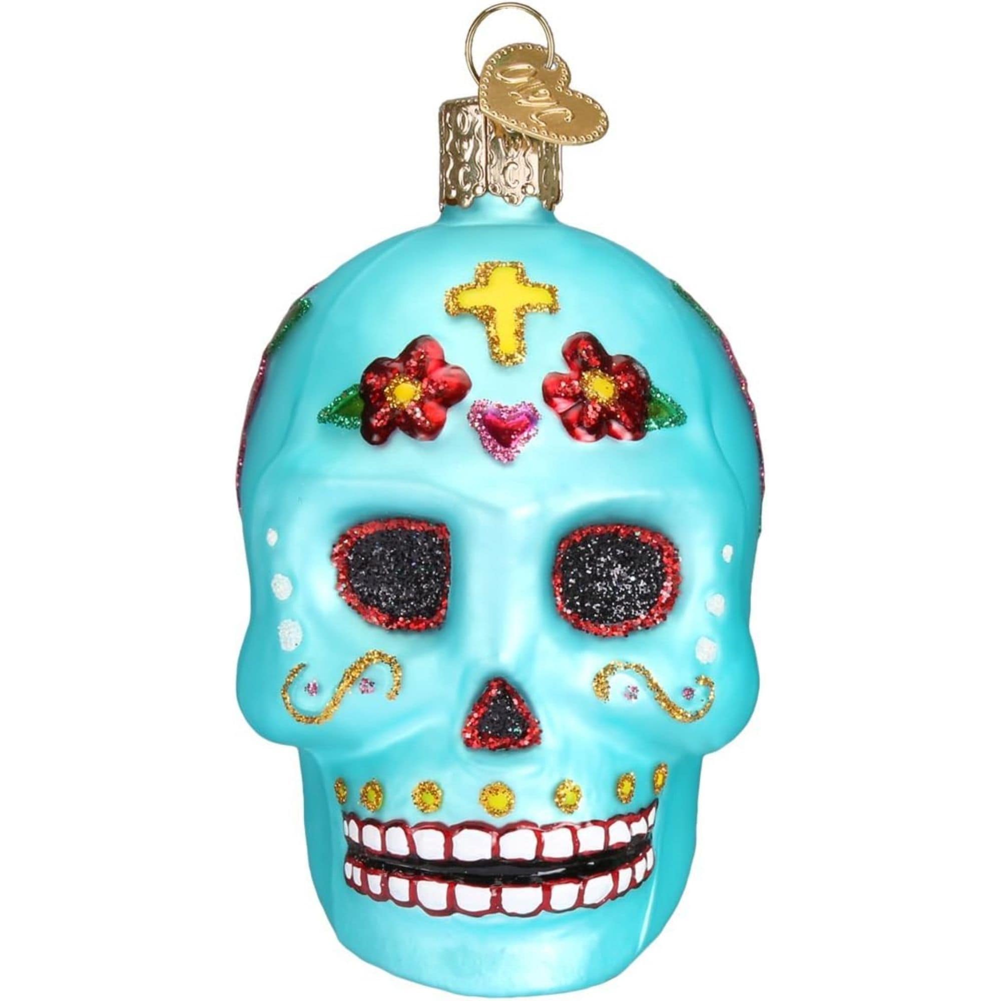Old World Christmas 729343260697 Blown Glass Ornament for Christmas Tree - Day Of The Dead