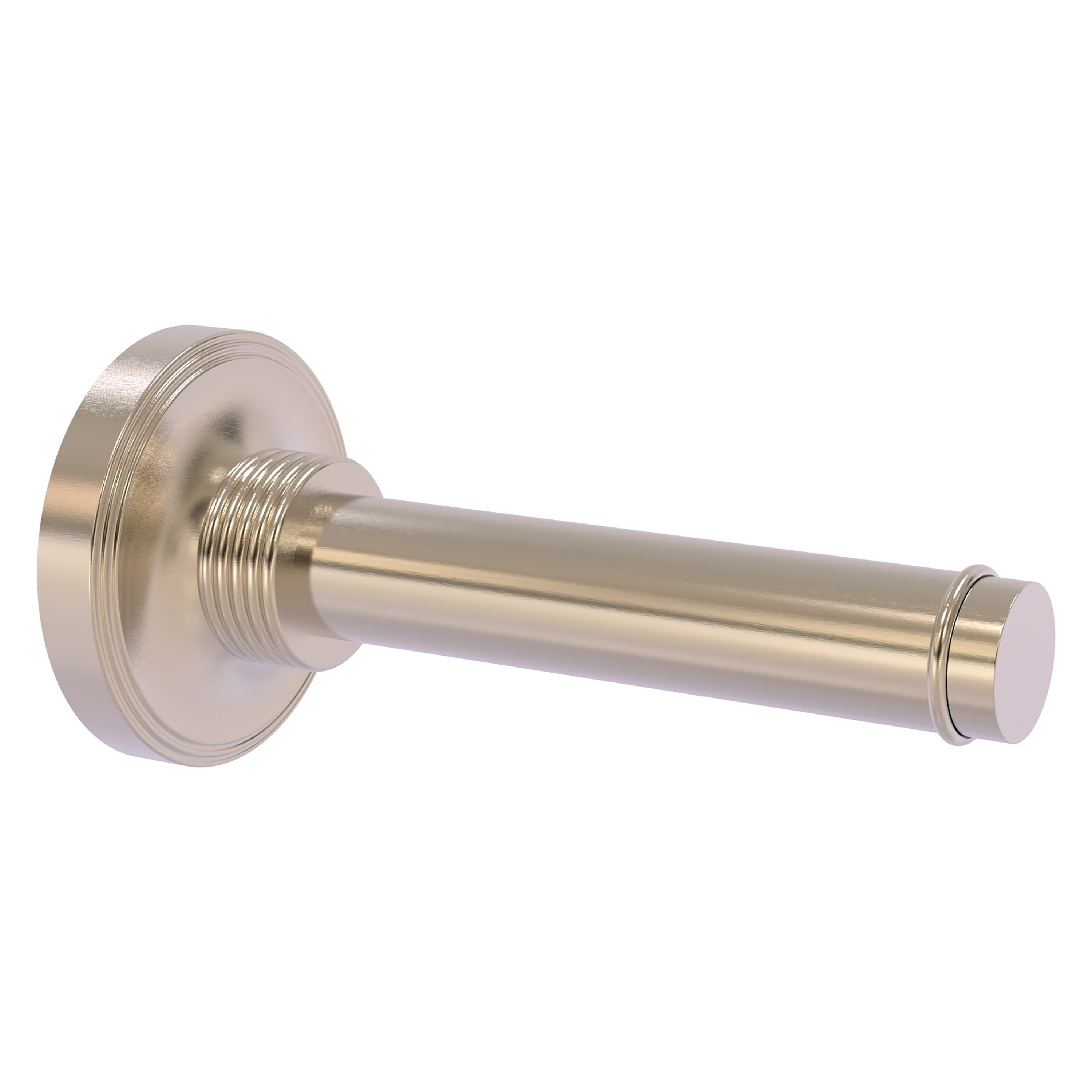 Allied Brass PR-24-1-PEW Prestige Regal Antique Pewter Wall mount Single post Toilet Paper Holder 1 -Rolls