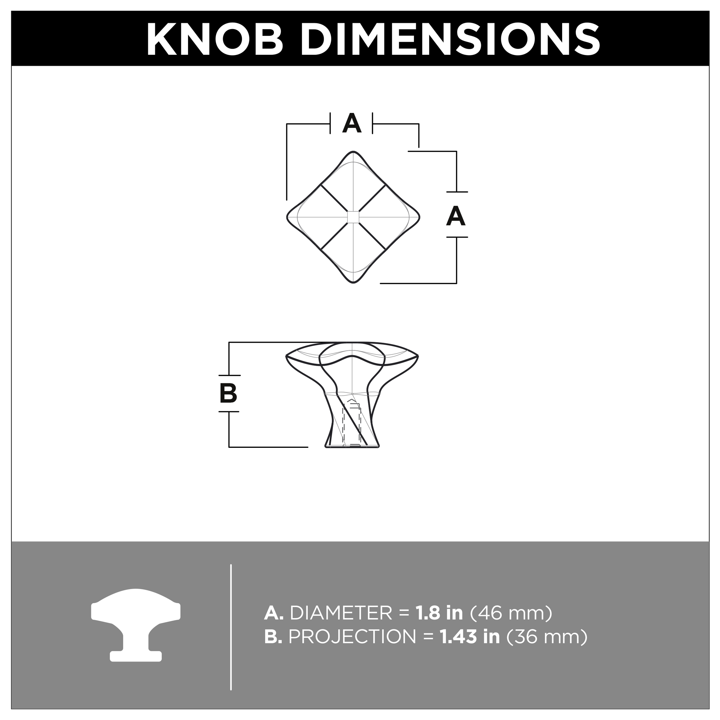 Brainerd P20386W-SN-K2 Cabinet-Knobs - View #6