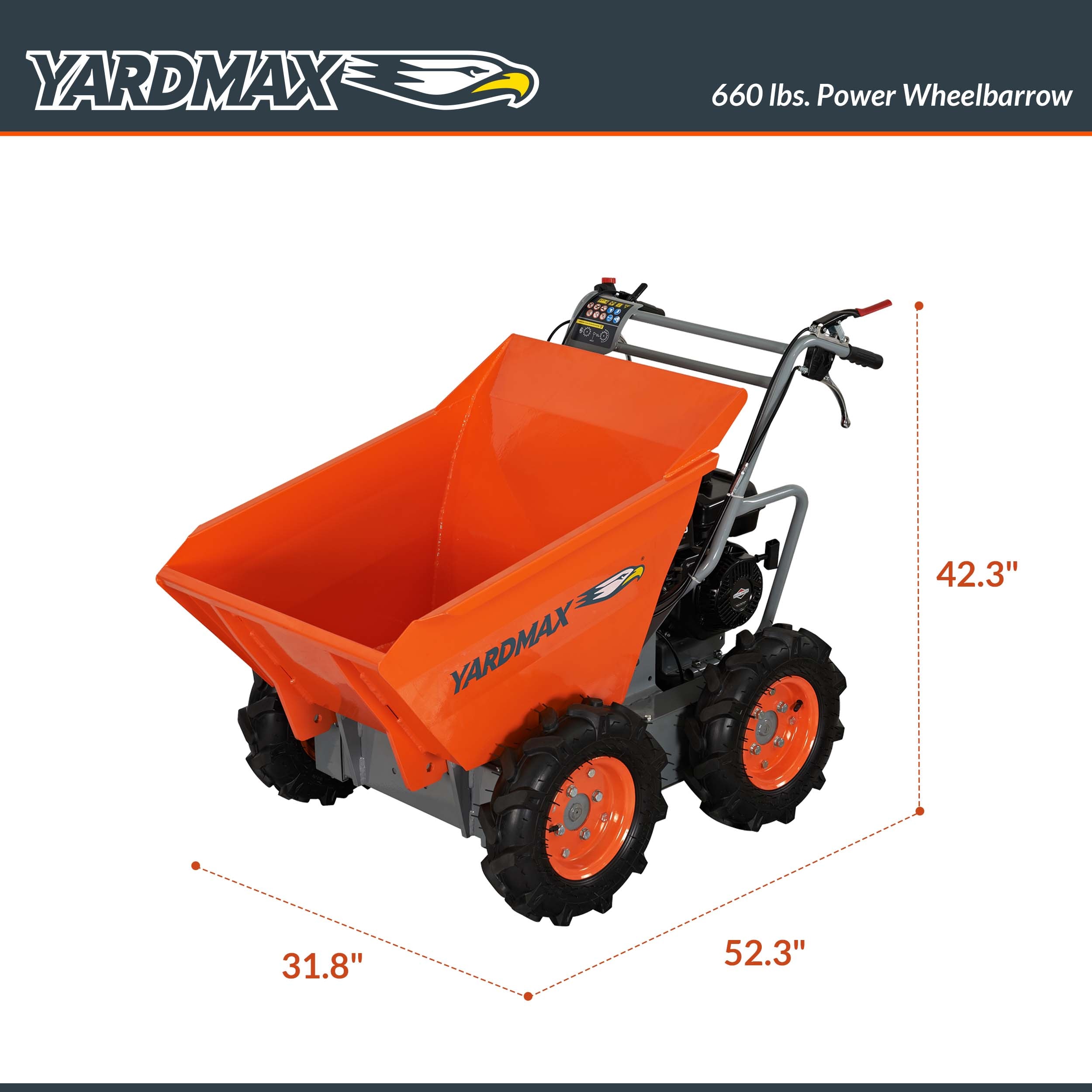 YARDMAX YD4103 Dump-Cart - View #3