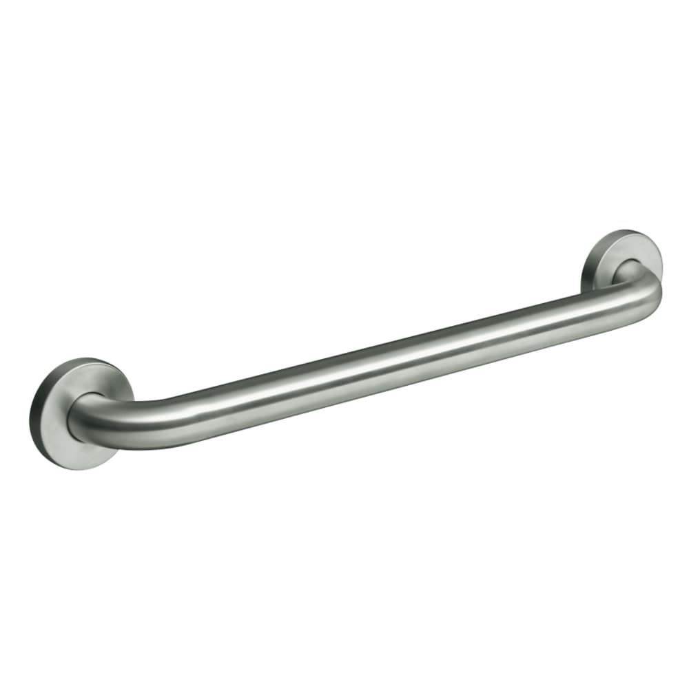 KOHLER 14561-BS Contemporary 18.0-in Brushed Stainless Wall mount ADA Compliant Grab Bar ( 300.0-lb Weight Capacity )