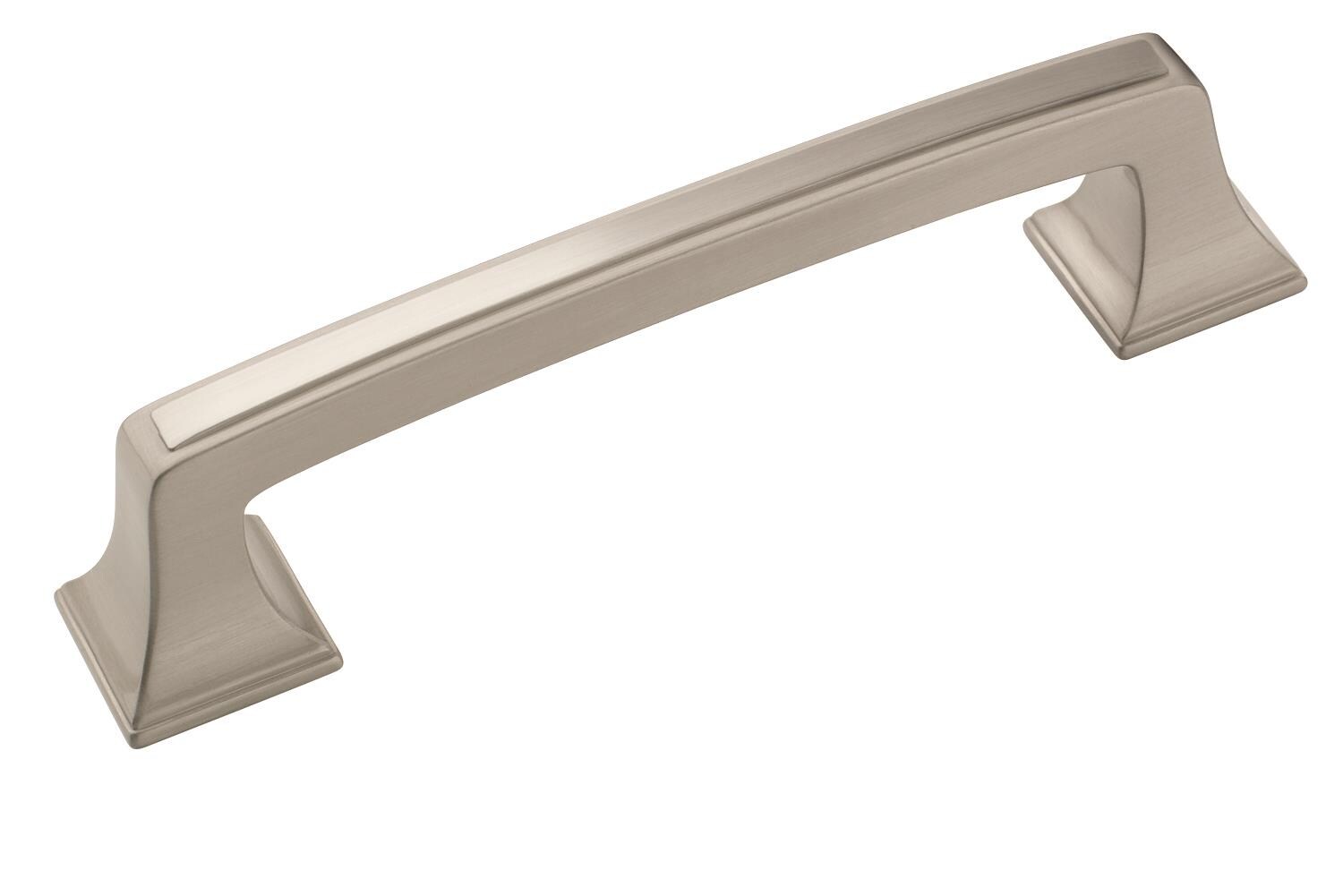 Amerock BP53031G10 Mulholland 3-3/4-in , 96mm Center to Center Satin Nickel Arch Handle