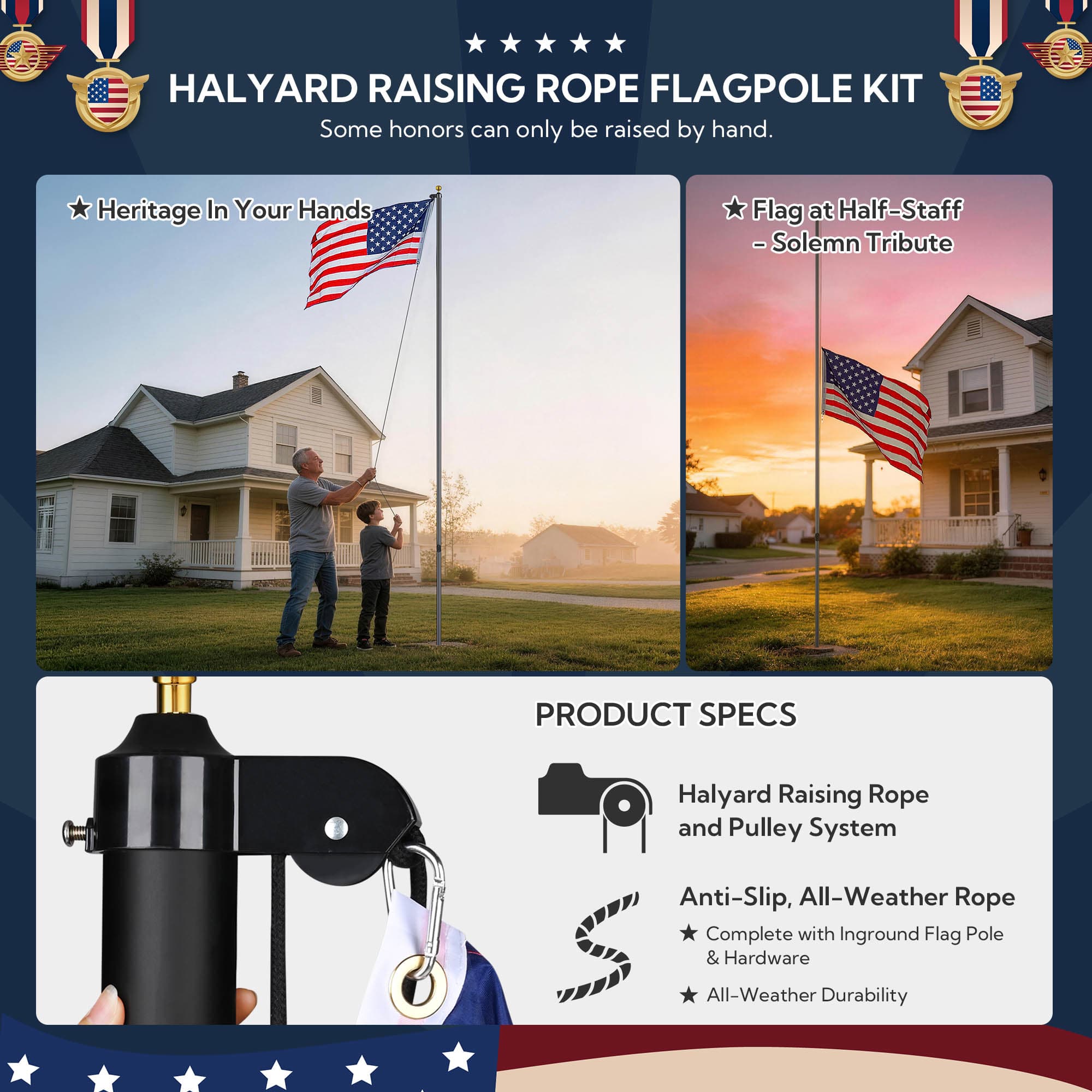 Yescom 22FLP021-20S18-06-LO Flag-Poles - View #5