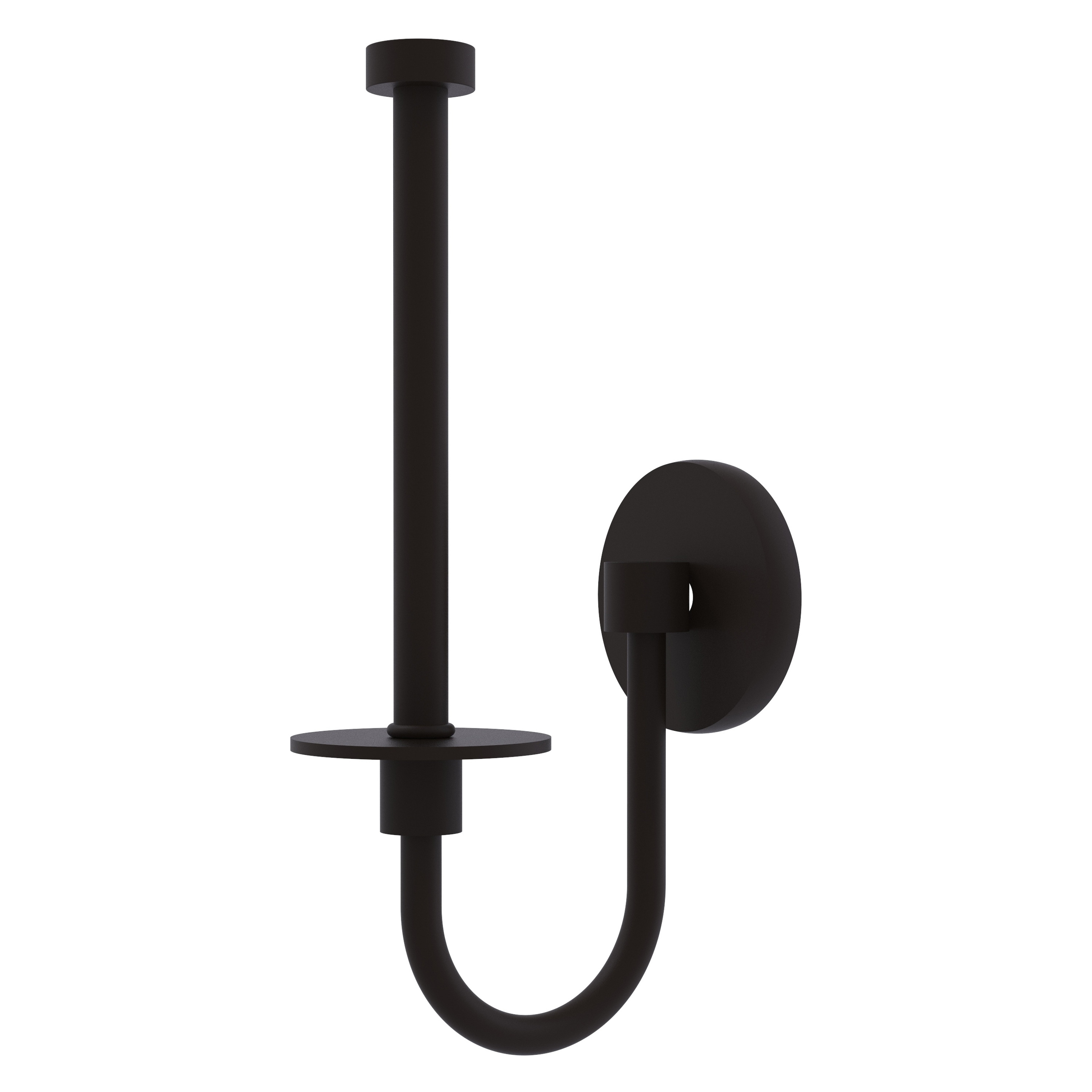 Allied Brass 1024U-ORB Skyline Oil-rubbed Bronze Wall mount Single post Toilet Paper Holder 1 -Rolls with Storage