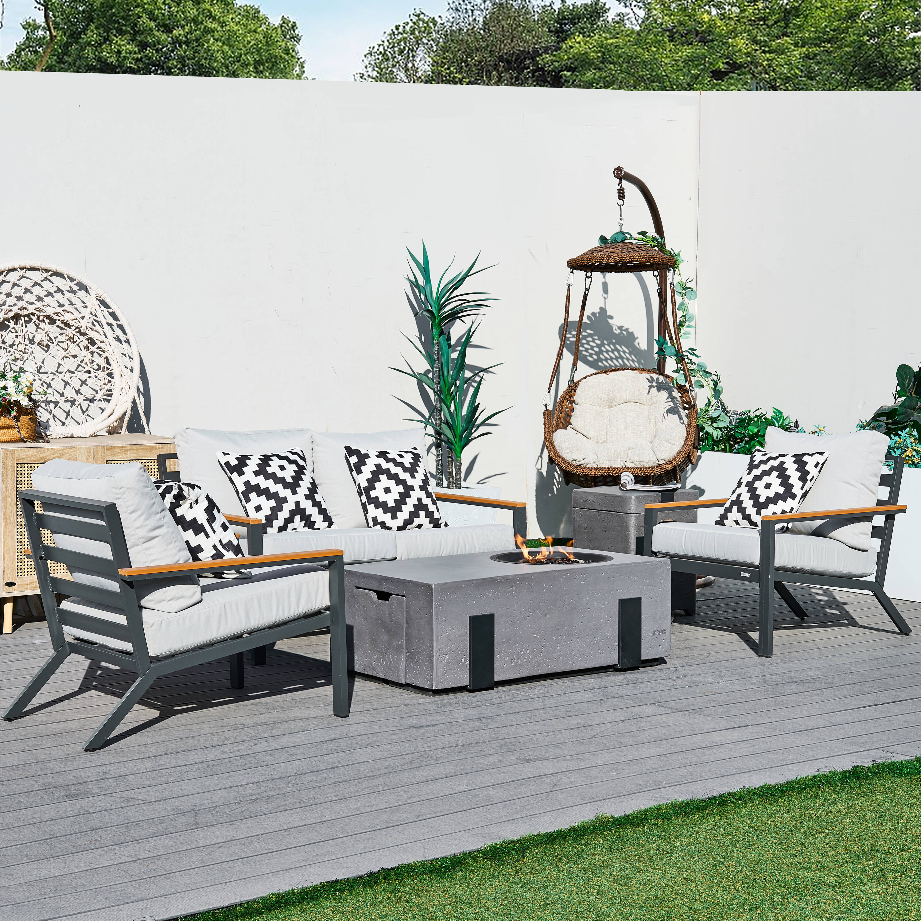 Direct Wicker DWS-2481LS2SC&2355G Patio-Conversation-Sets - View #6
