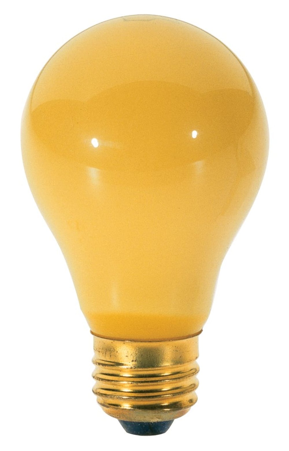 Satco S3939 130-Volt 100-Watt A19 Bug Light Medium Base Light Bulb ...