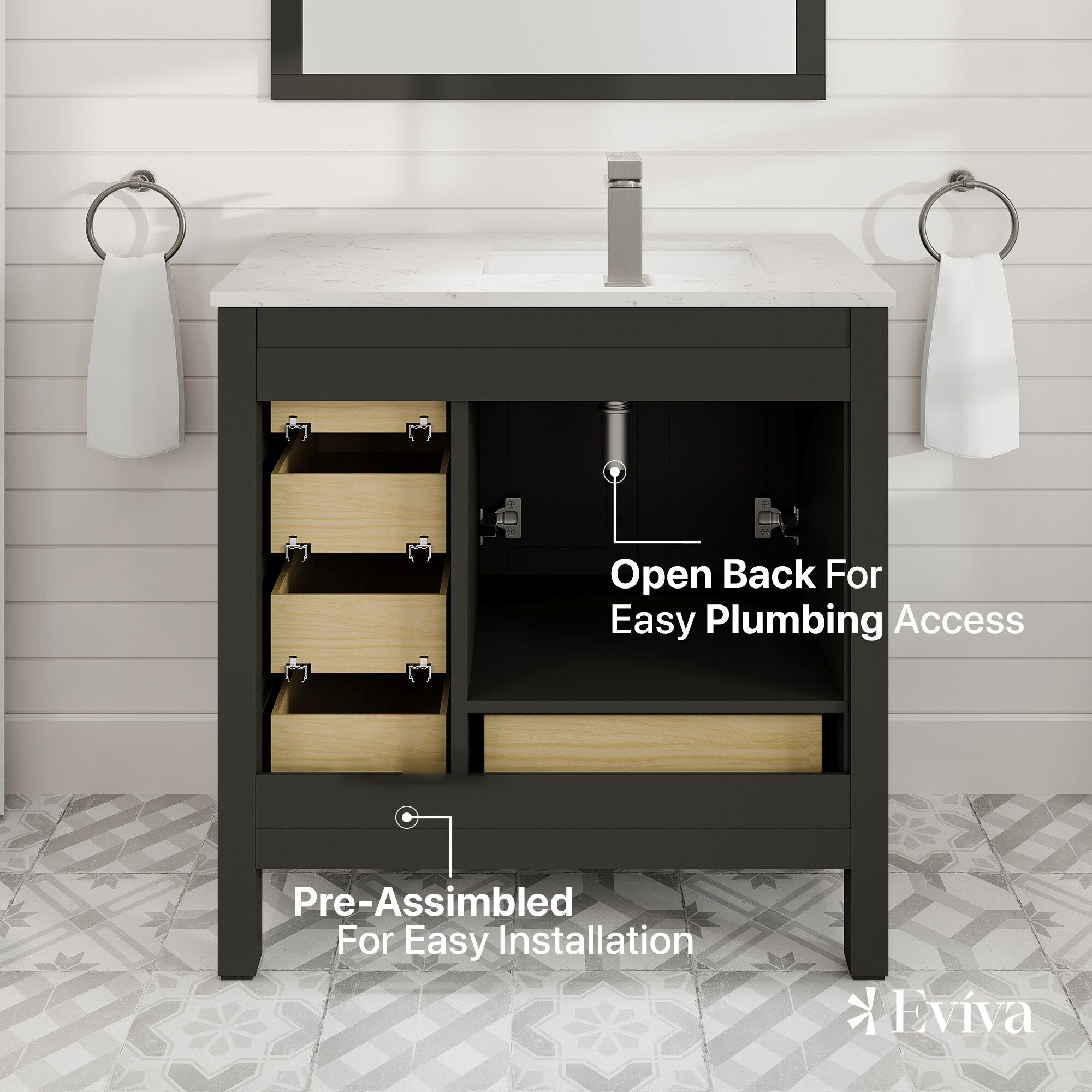 Eviva TVN414-36X18ES-Q Bath-Vanity-Combo - View #6