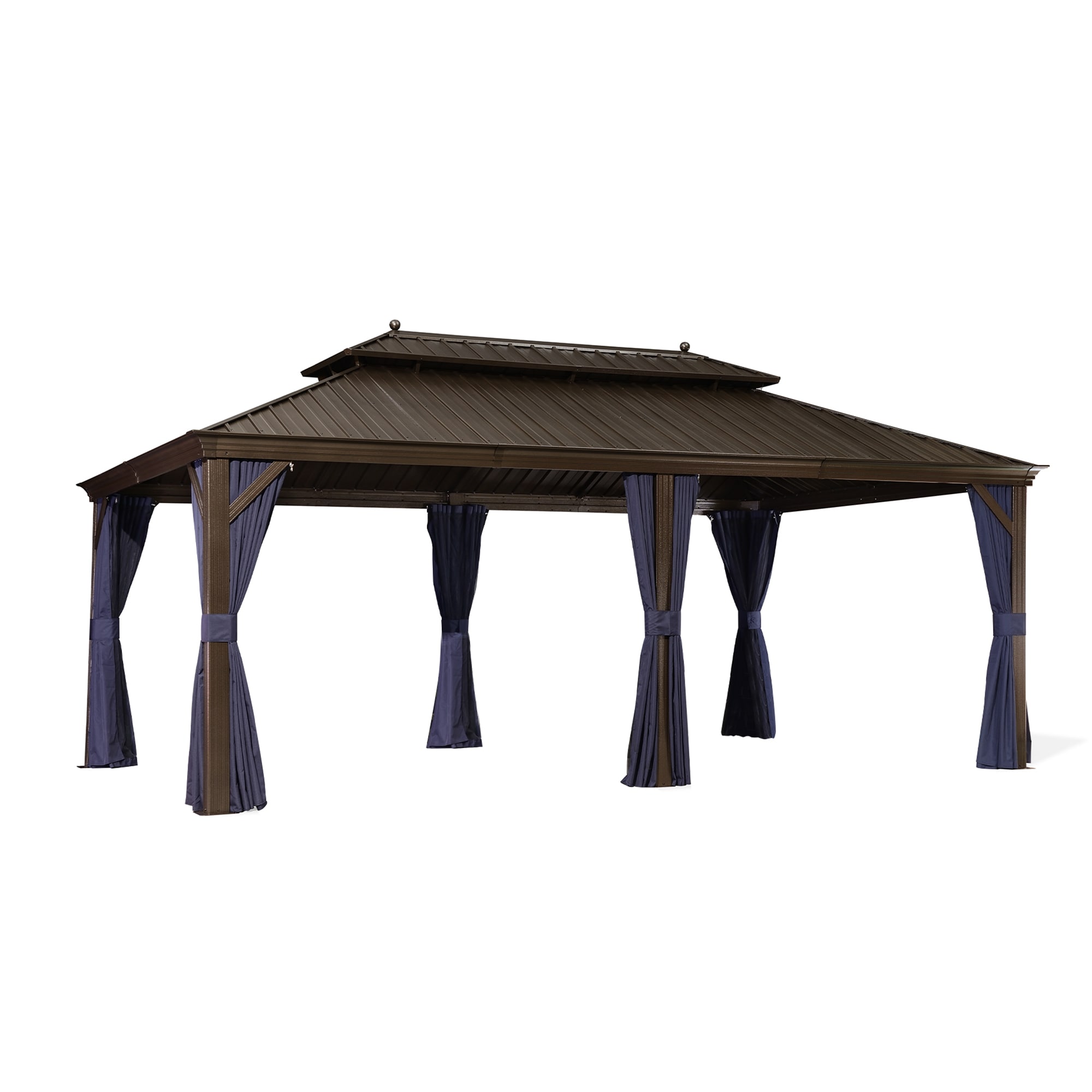PURPLE LEAF LSMHS1220NB Wood-Resin-Gazebos - View #2