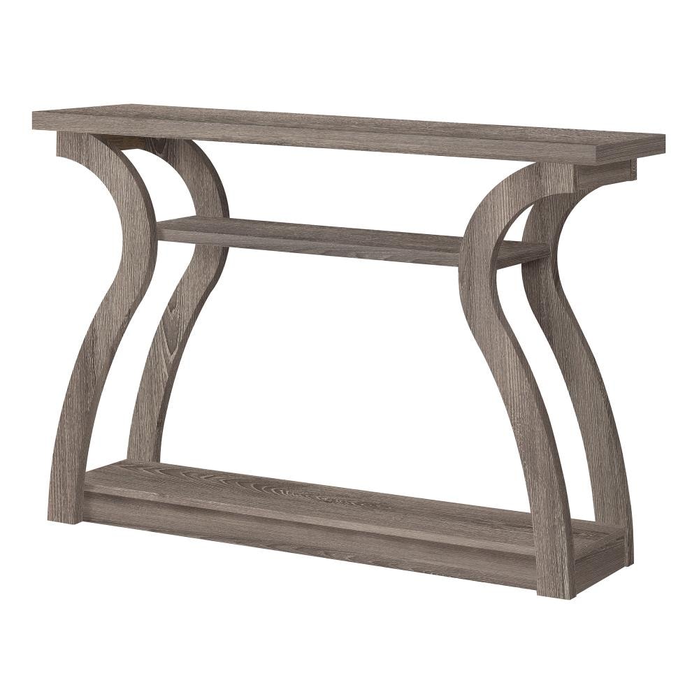 Monarch Specialties LO2446 Modern Dark Taupe Console table