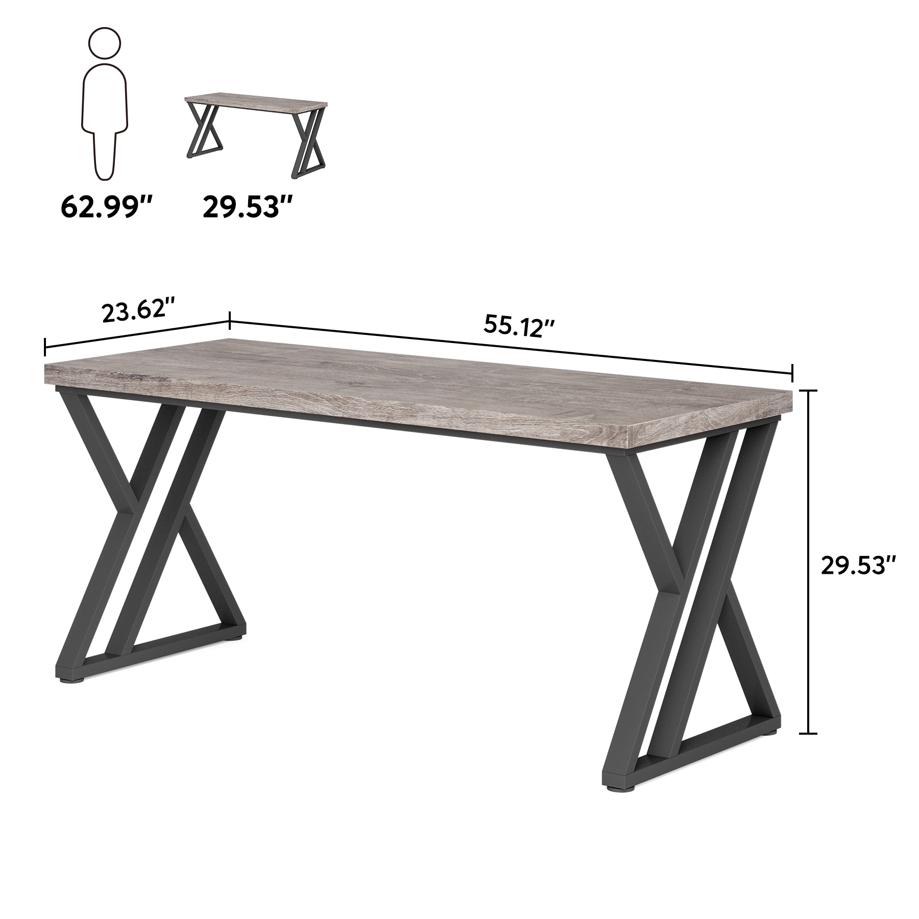 Fnova LWTJ-U0154 Office-Tables - View #2