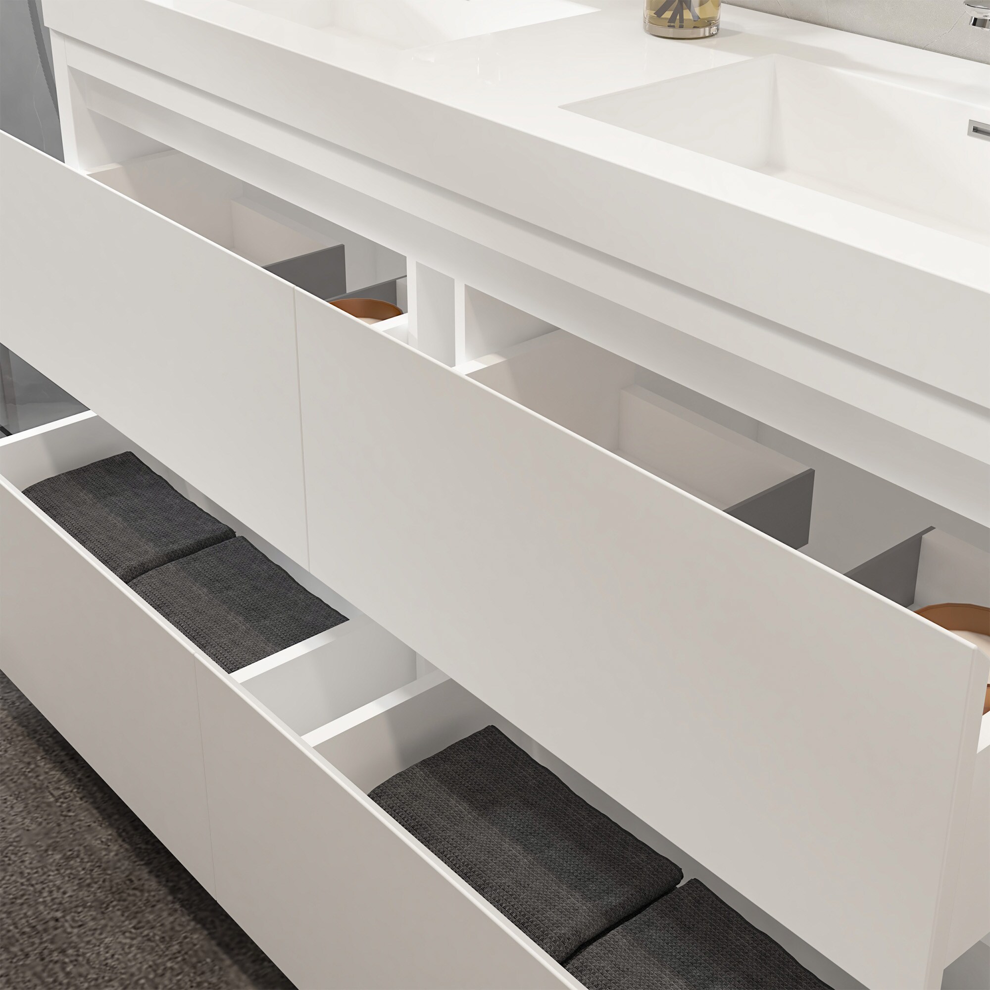 Vanity Art VA6060DWF Bath-Vanity-Combo - View #8