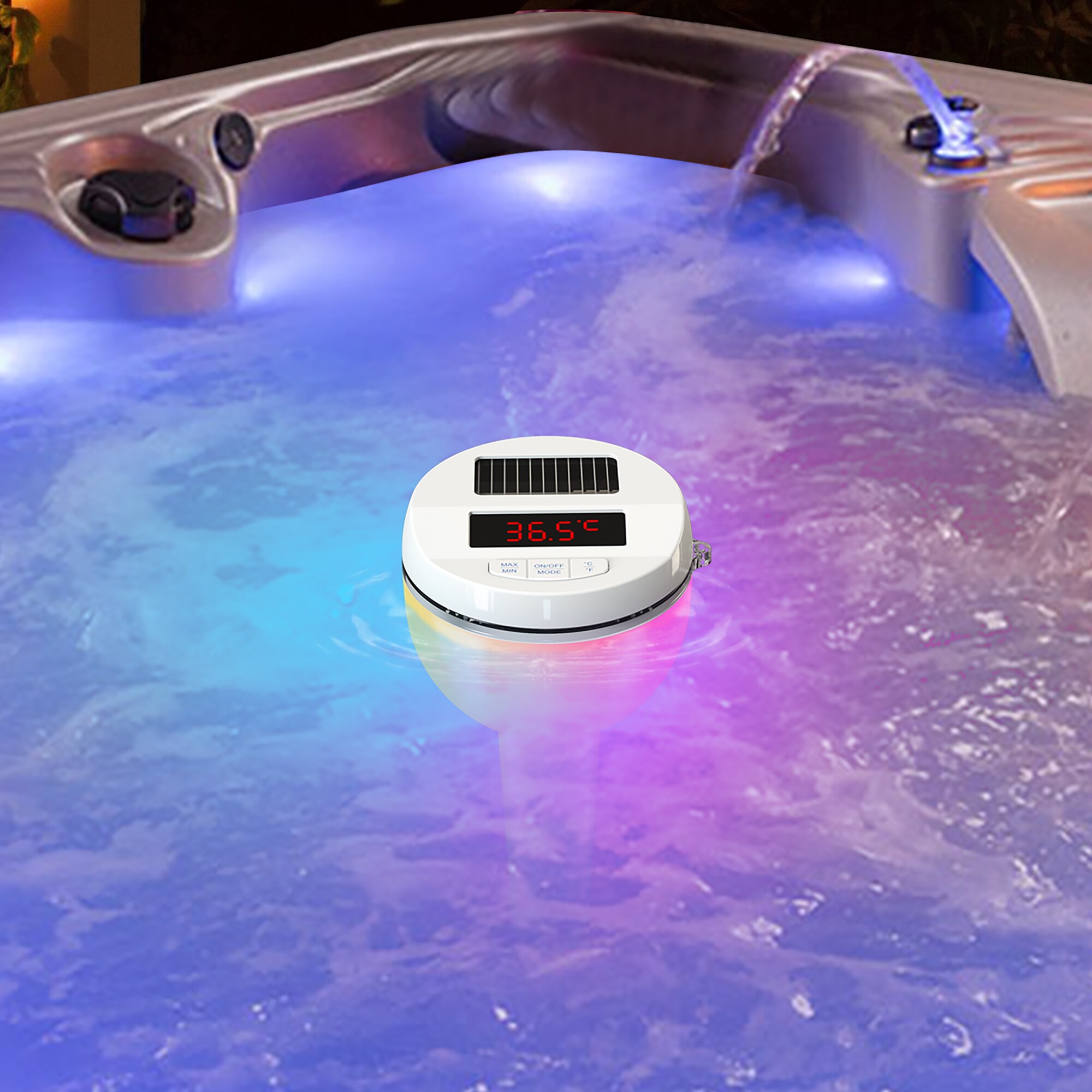 2 Pcs Floating Buoy Swimming Pool Thermometer Spa Hot Tub Bath