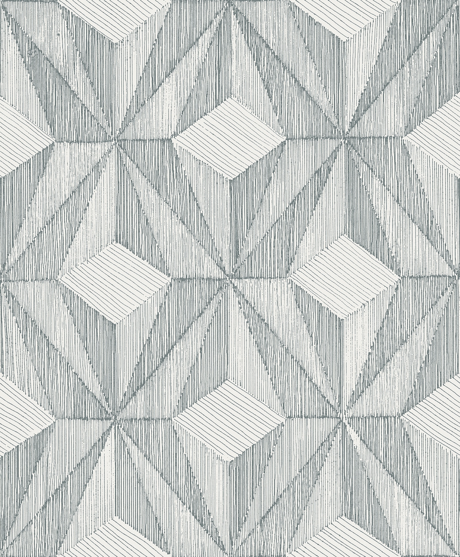 A-Street Prints 2908-87103 Alchemy 57.8-Sq. Feet Slate Non-woven Textured Geometric 3D Unpasted Wallpaper