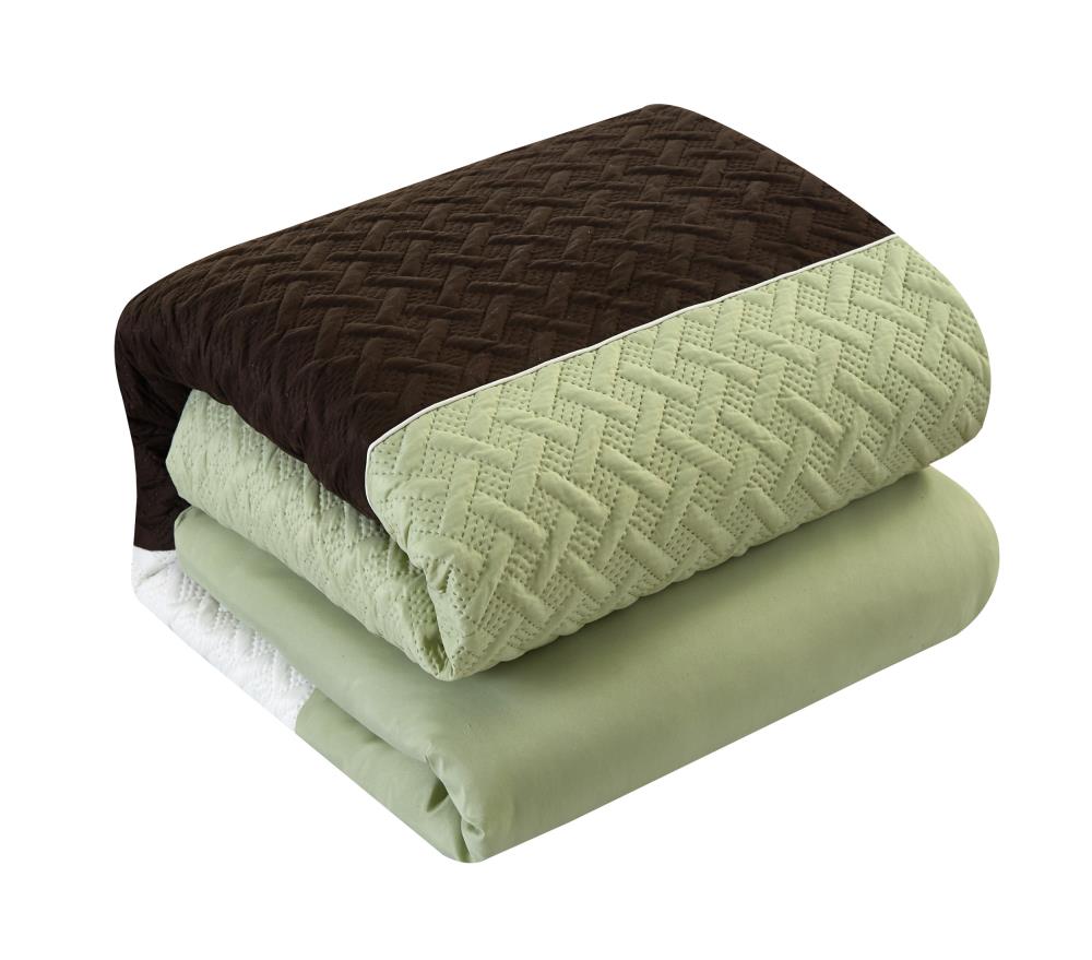 Chic Home Design Osnat 10-Piece Green King Comforter Set at Lowes.com