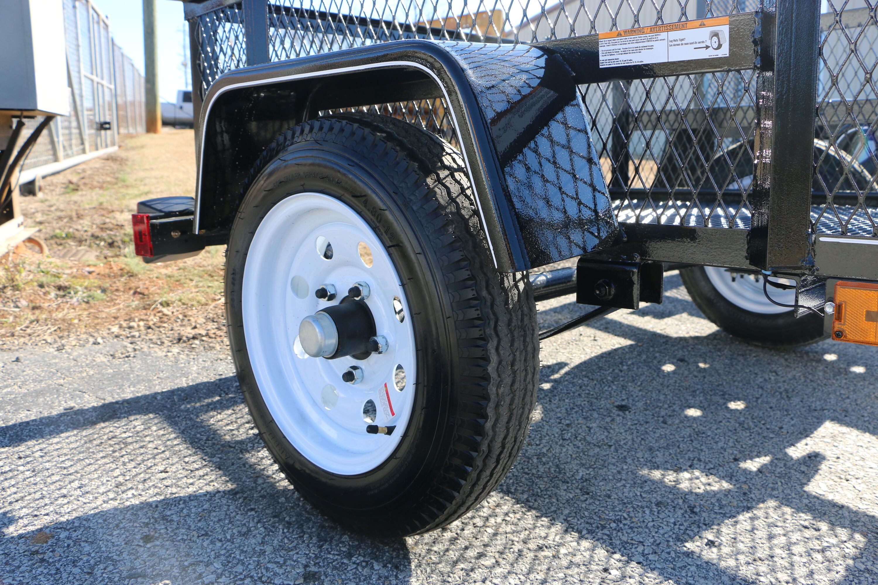 Carry-On Trailer 5.5-ft x 9-ft Steel Mesh Utility Trailer with Ramp Gate  (2440-lb Capacity) in the Utility Trailers department at