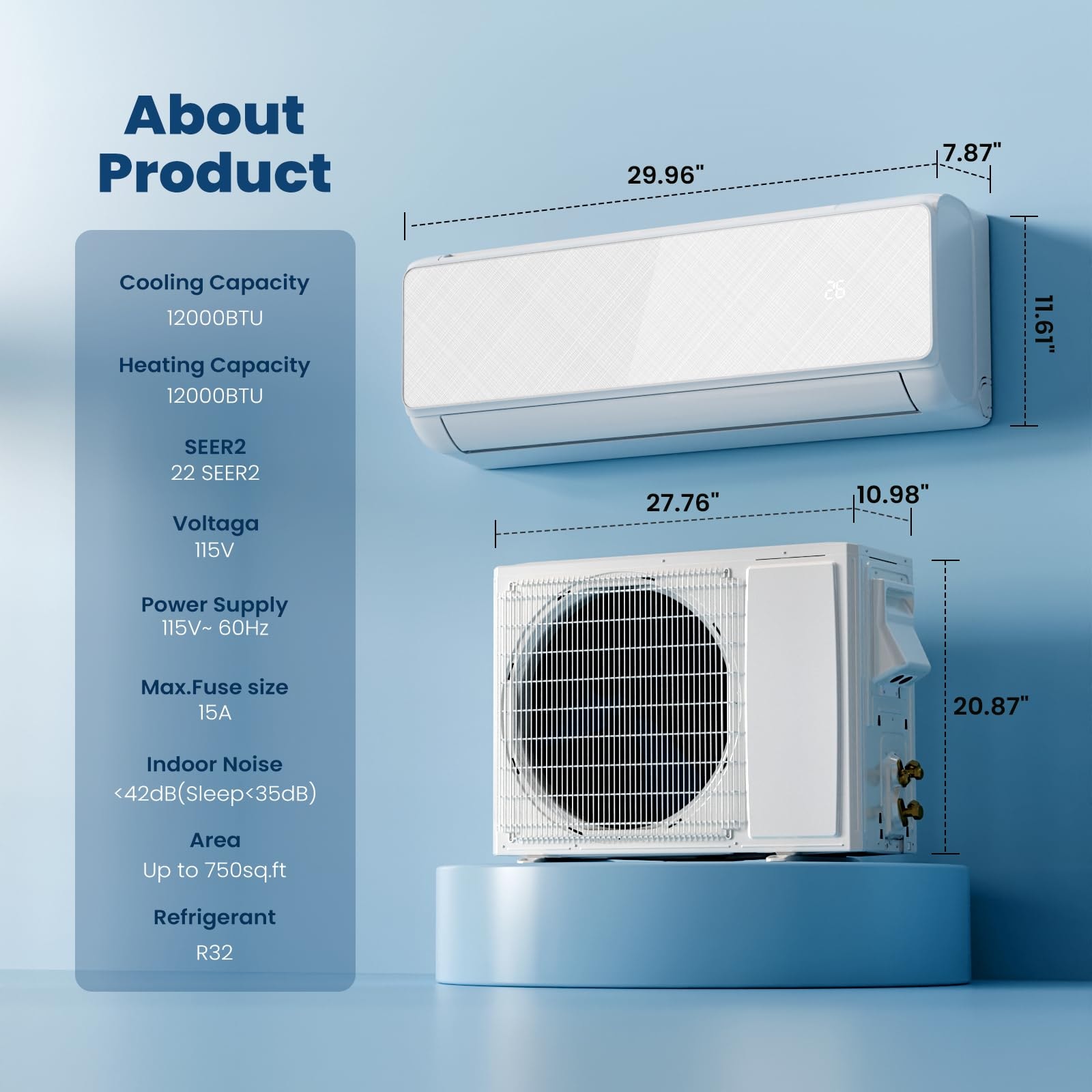 COWSAR LSEA7201S-P-12K Ductless-Mini-Splits - View #7