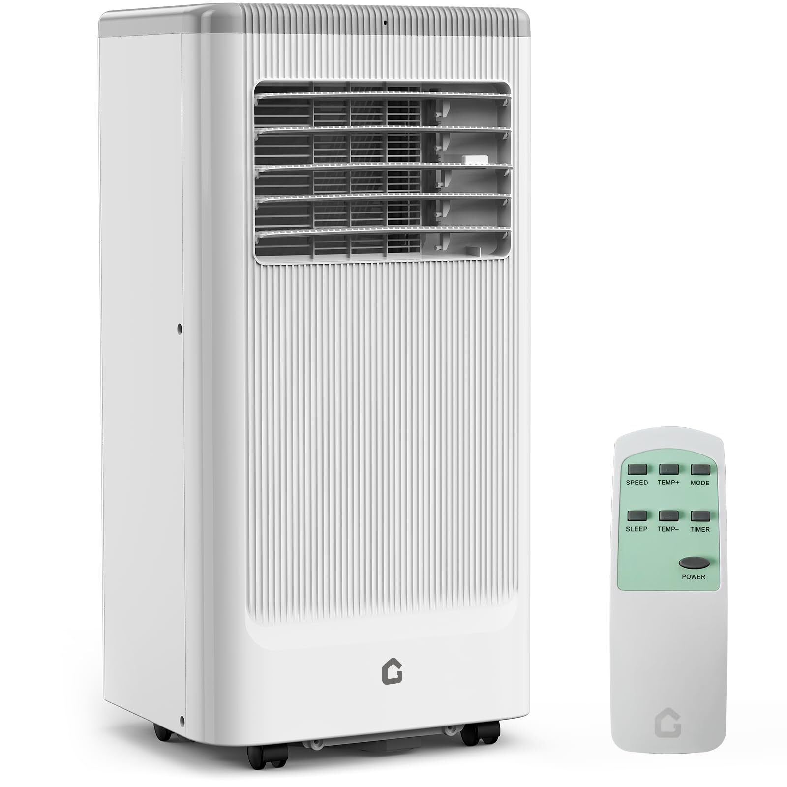 GarveeLife 8000 BTU 3-in-1 Portable Air Conditioner Cooling AC with 3 Speeds and Sleep Mode Standing Floor Unit for Room
