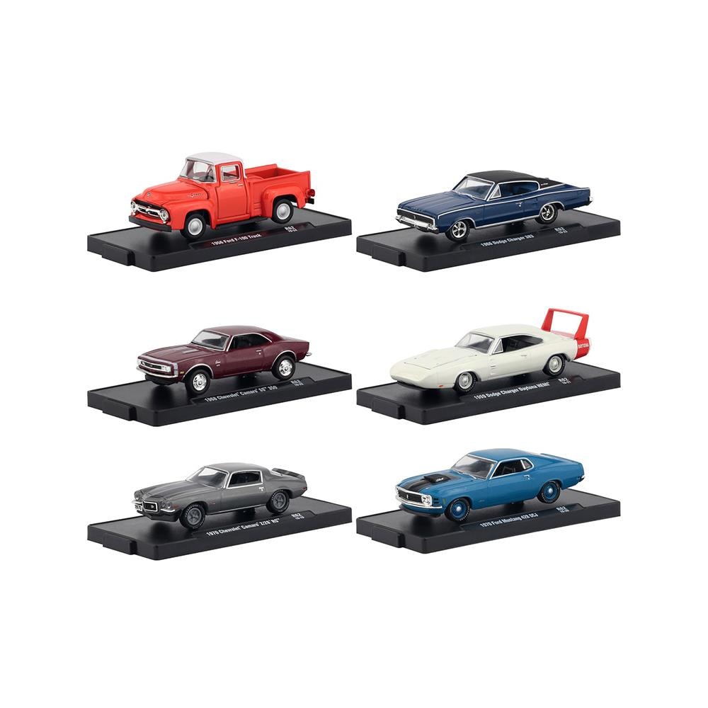 M2 Machines DTDP8884  11228-62 62 in. Drivers Release Blister Packs with 1 by 16 4 Diecast Model Cars- Set of 6
