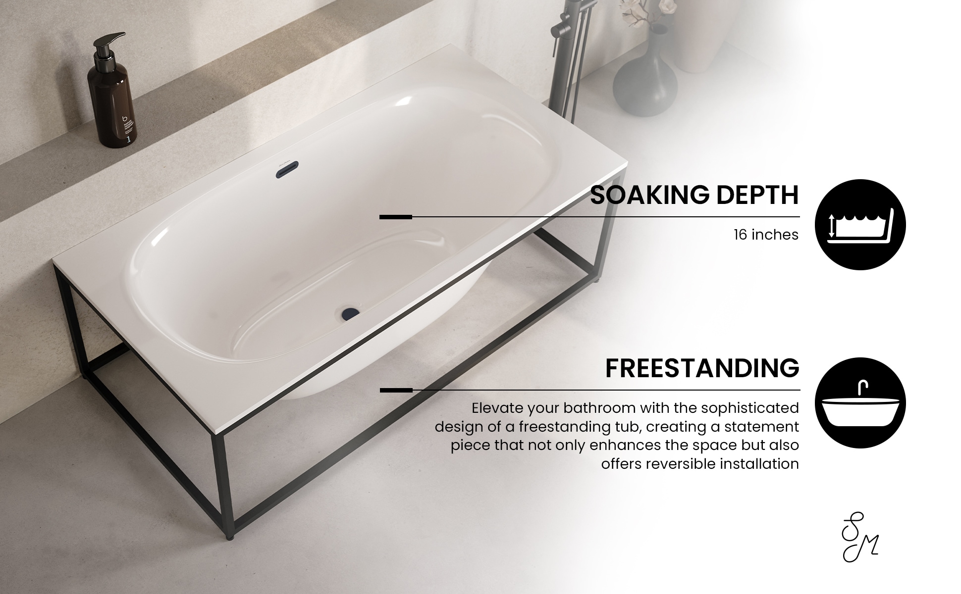 Swiss Madison SM-25-FBLOU02MB bathtubs - View #8