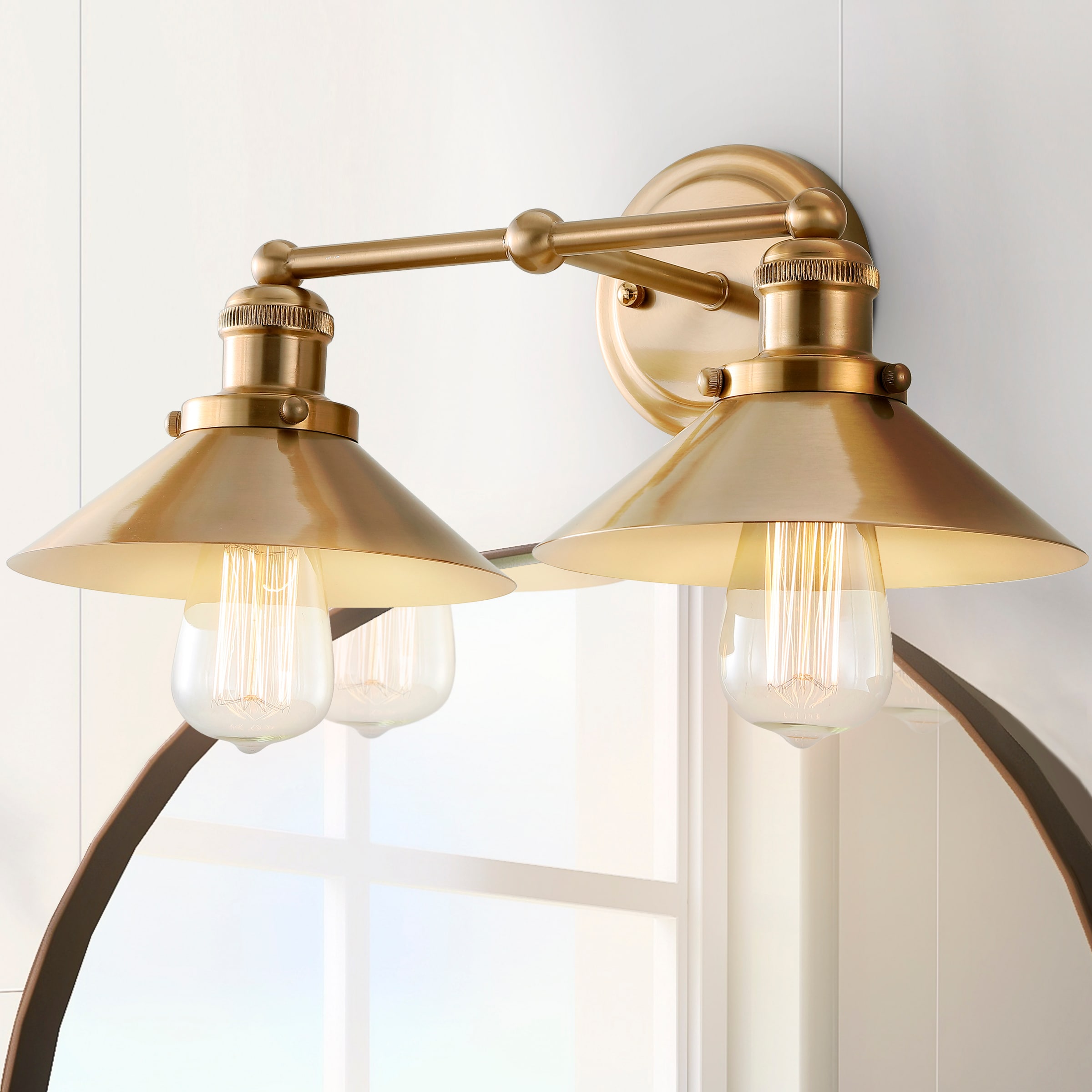 Barwell 3 - Light 24 Wide Bathroom Vanity Light Signature Hardware Finish: Aged Brass 482608