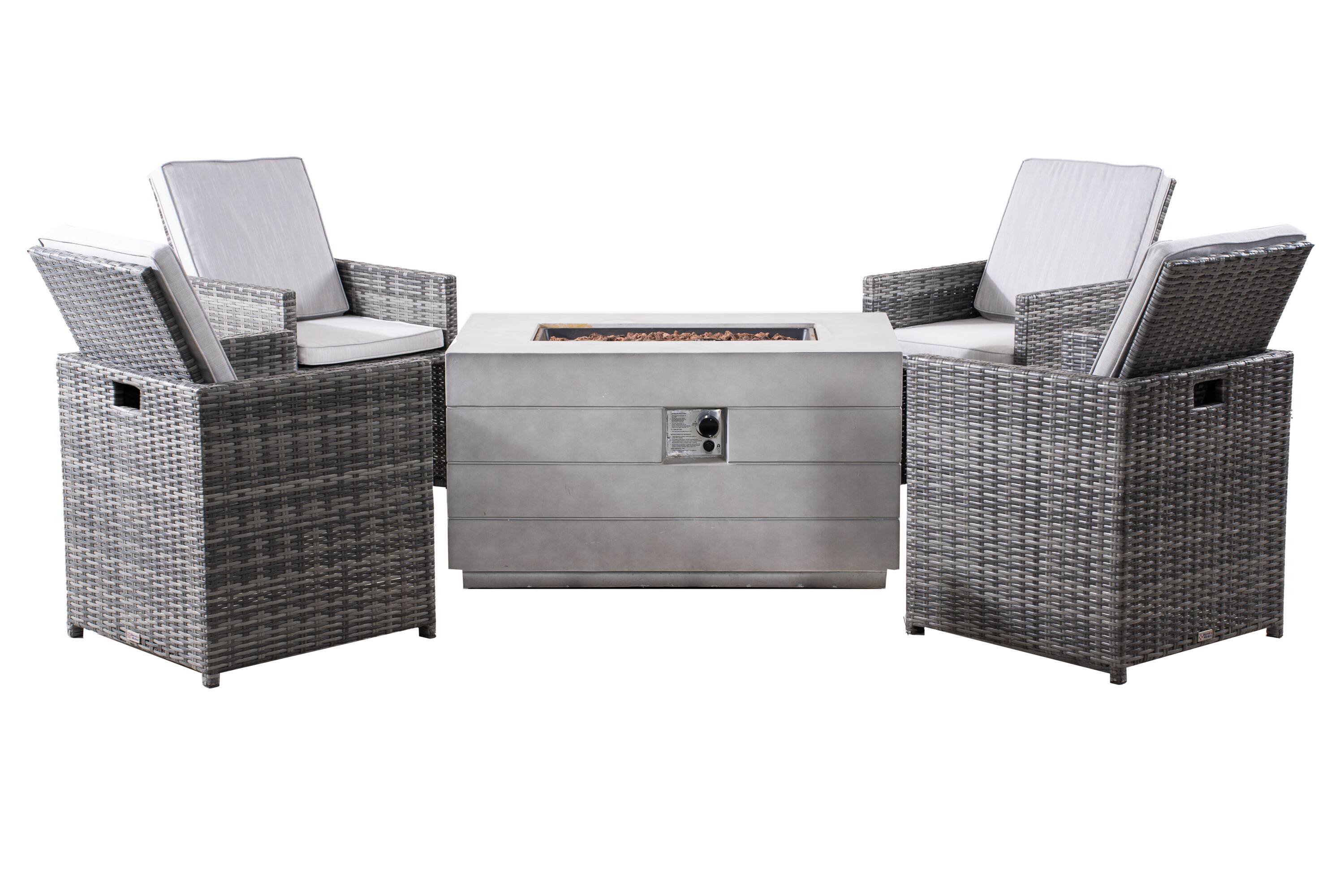 Direct Wicker DWG-21503234-G Patio-Conversation-Sets - View #6