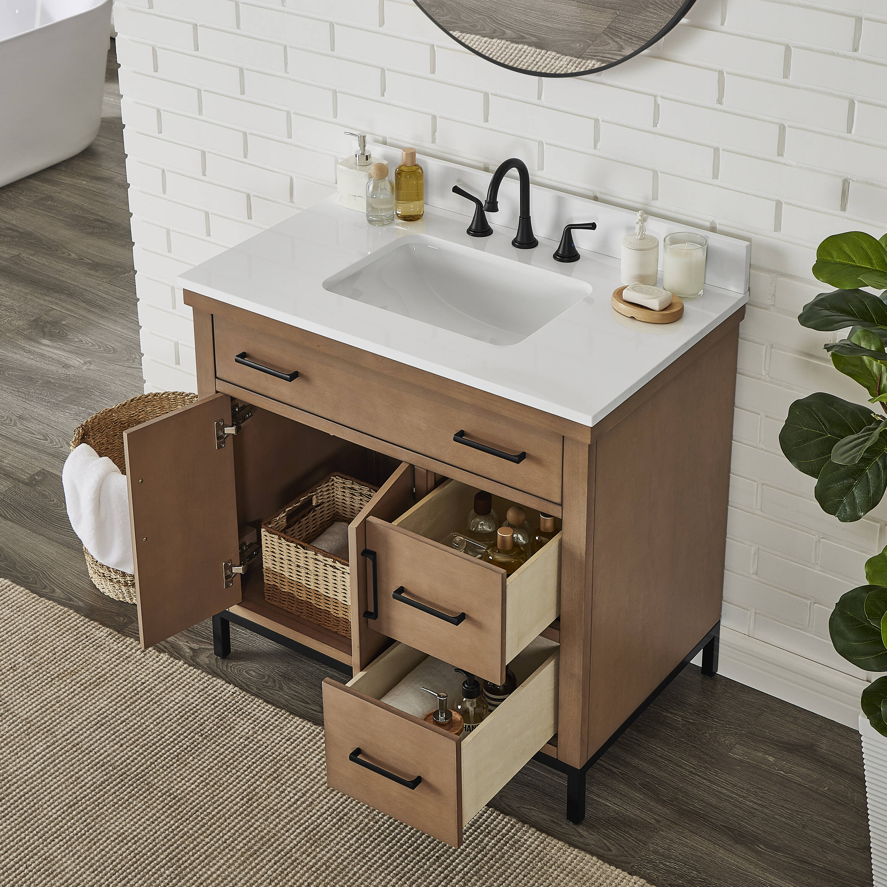 Runfine RF110442 Bath-Vanity-Combo - View #3