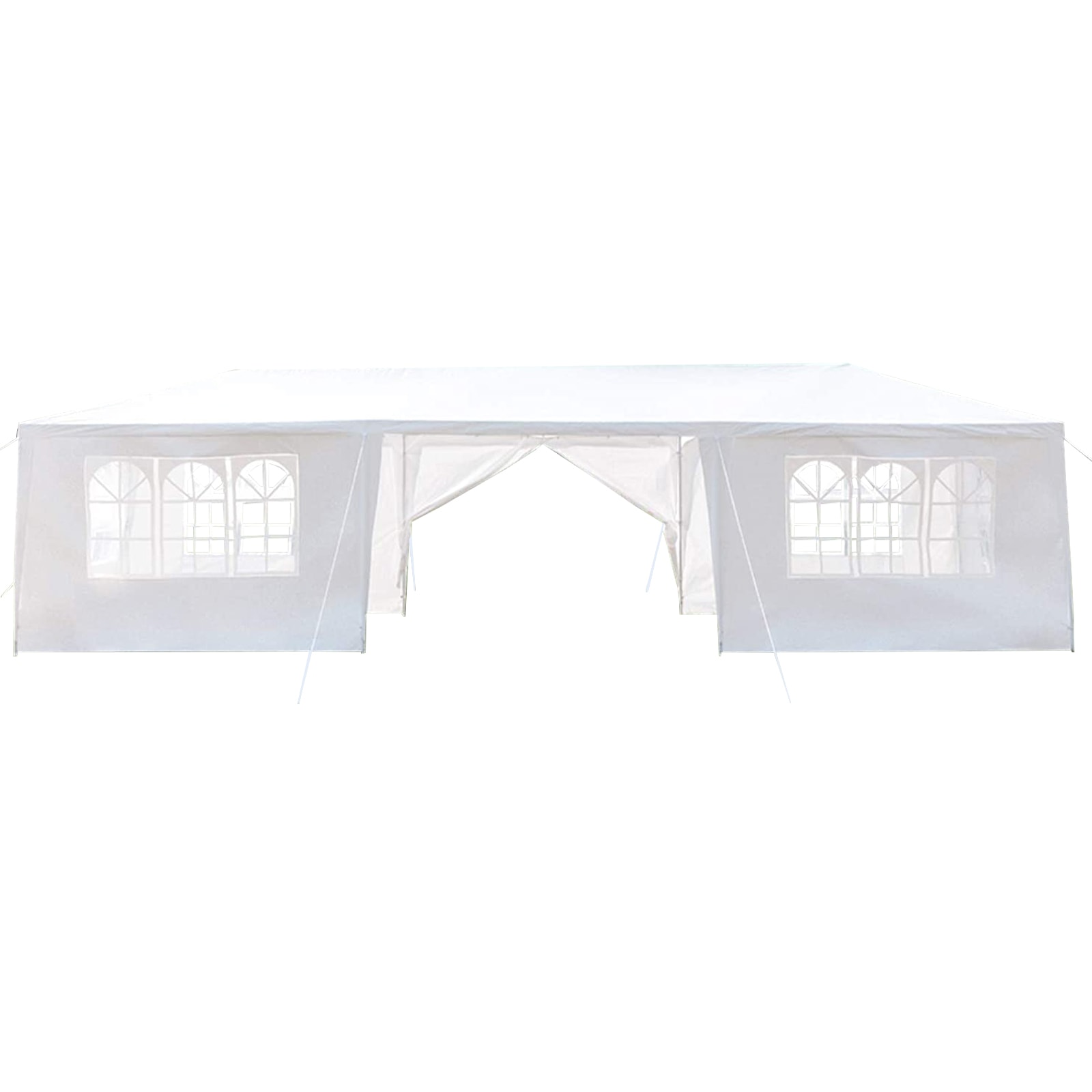 Maocao Hoom MZHP64IW 30-ft x 10-ft Rectangle White Party canopy