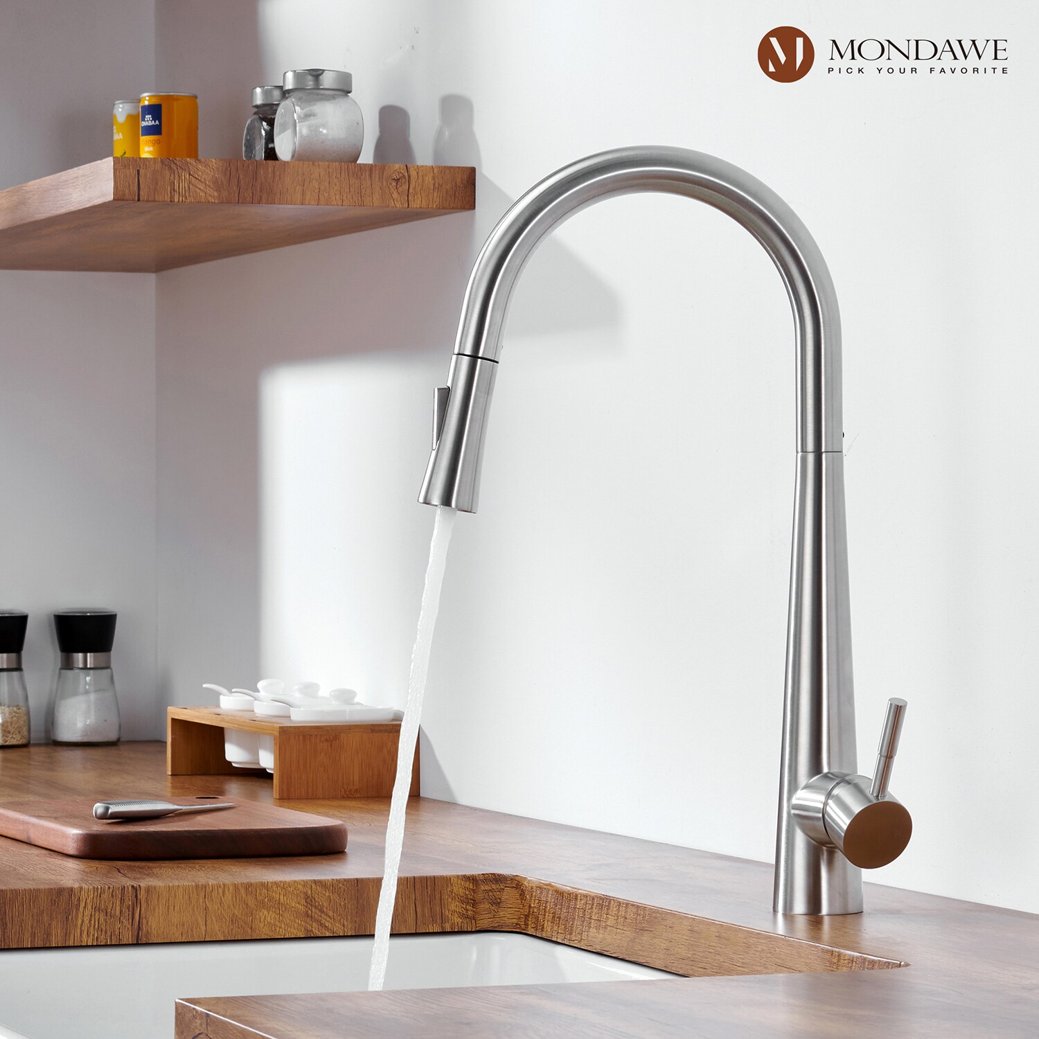 Mondawe MO-DT406NS Kitchen-Faucets - View #2