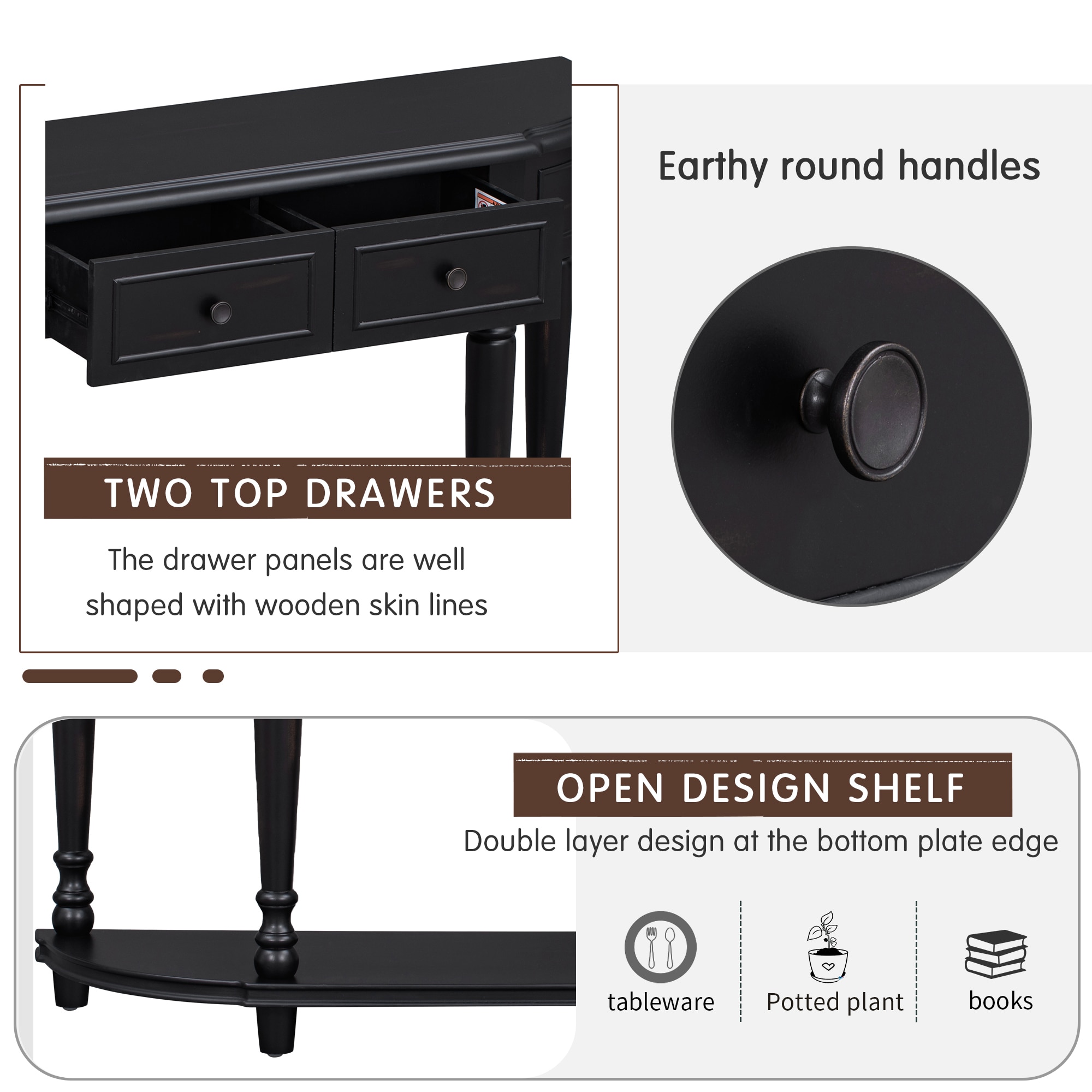 AHIOU HOME ZAAH-CT298768B Console-Sofa-Tables - View #4