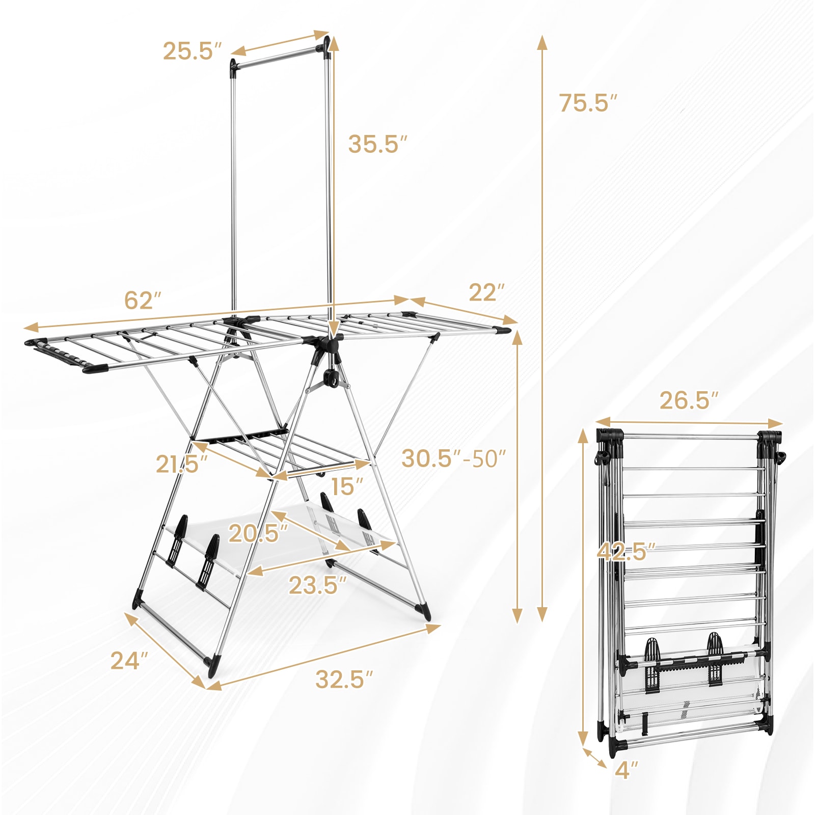 Slickblue D-CO-88101ZJ Organizers-Drying-Racks - View #6