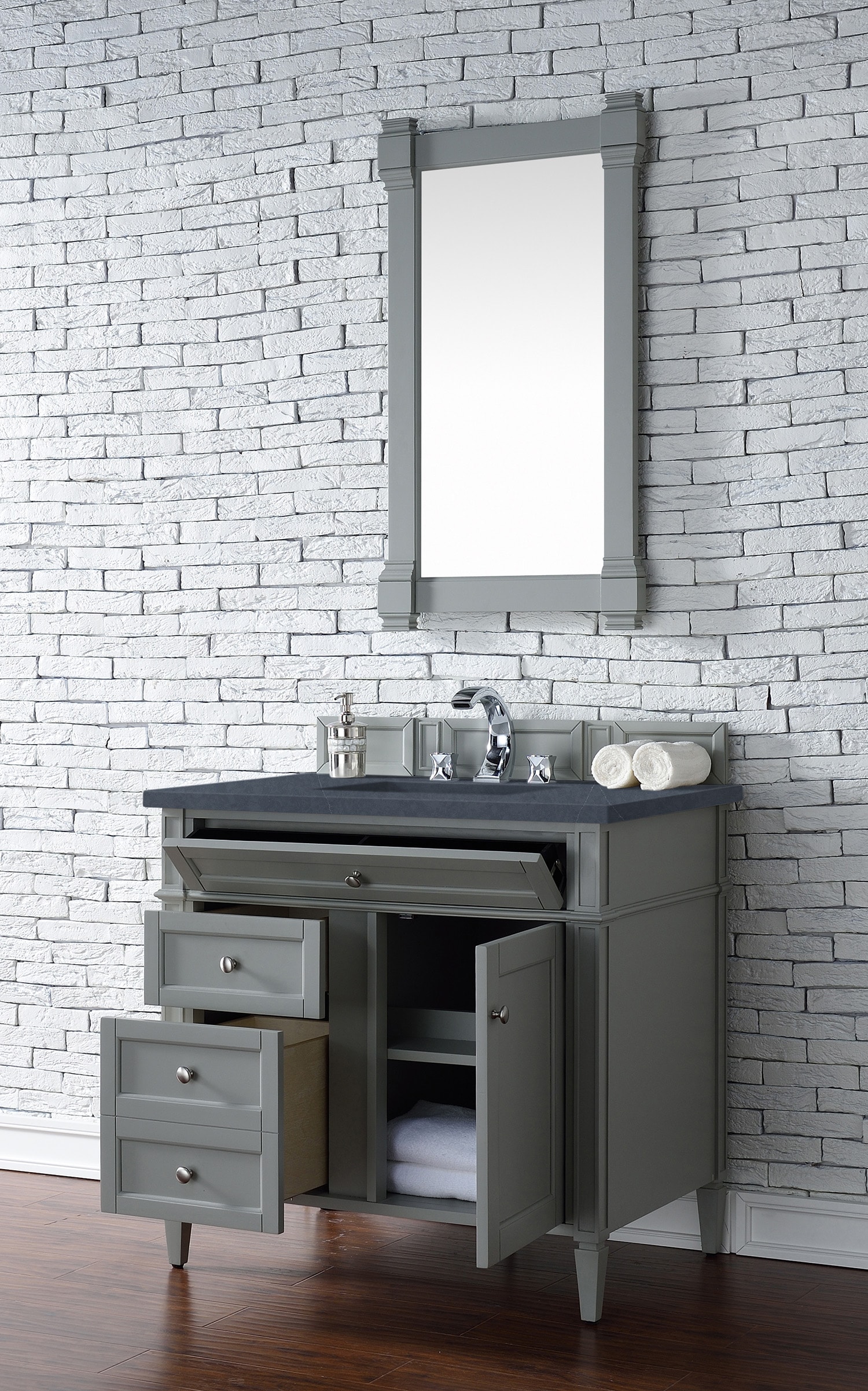 James Martin Vanities 650-V36-UGR-3CSP Bath-Vanity-Combo - View #4