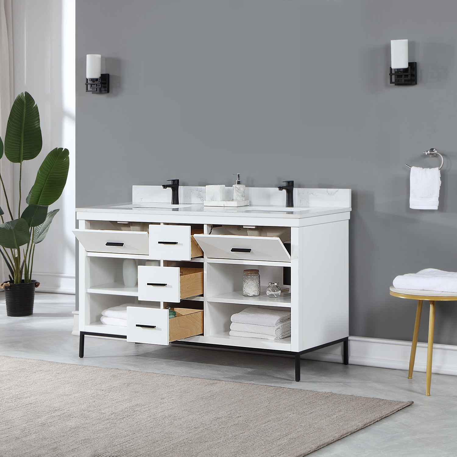 Altair 545060-WH-AW-NM Bath-Vanity-Combo - View #7