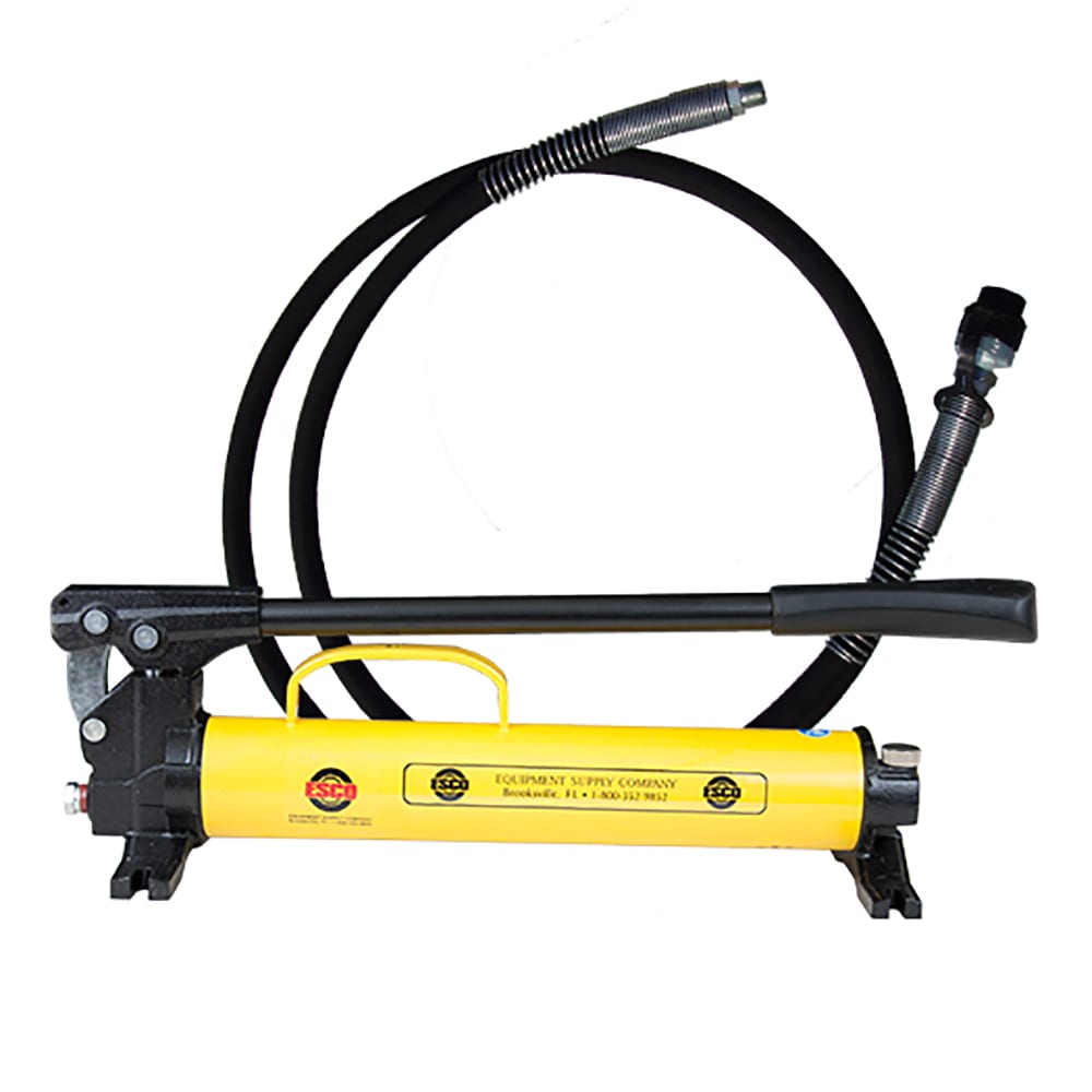 ESCO Yellow 10-Ton Steel Manual Hydraulic Portable Jack in the Jacks ...