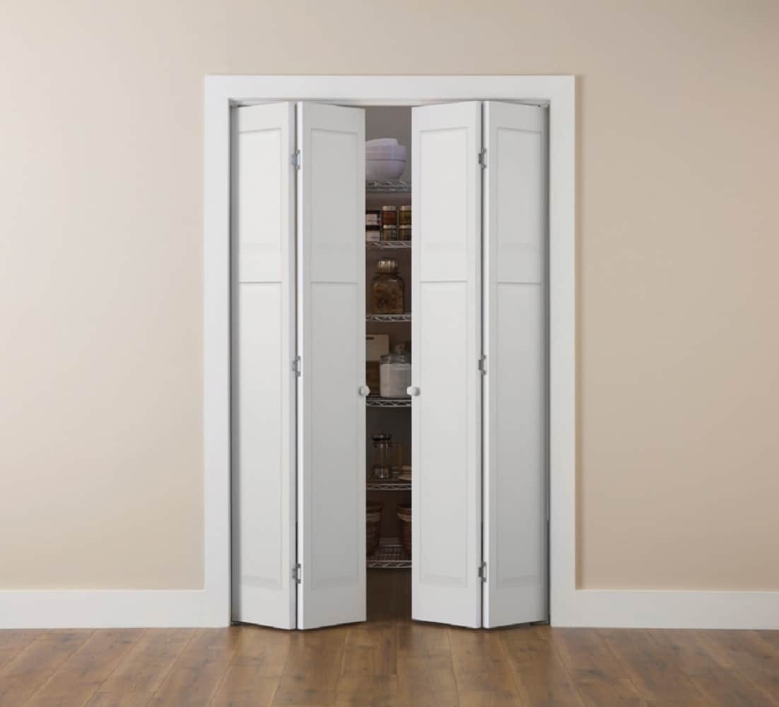 RELIABILT 24-in x 80-in 3-panel Craftsman Smooth Hollow Core Primed ...